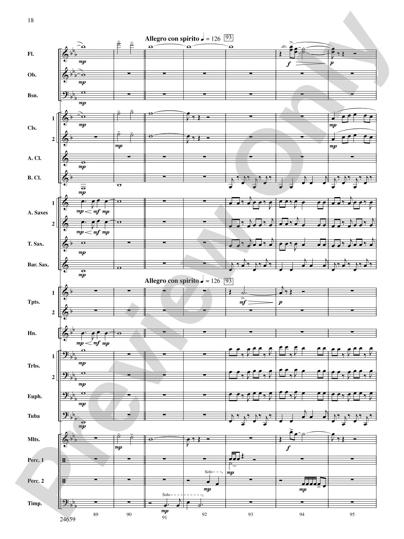 Return to Wind River: Concert Band Conductor Score & Parts