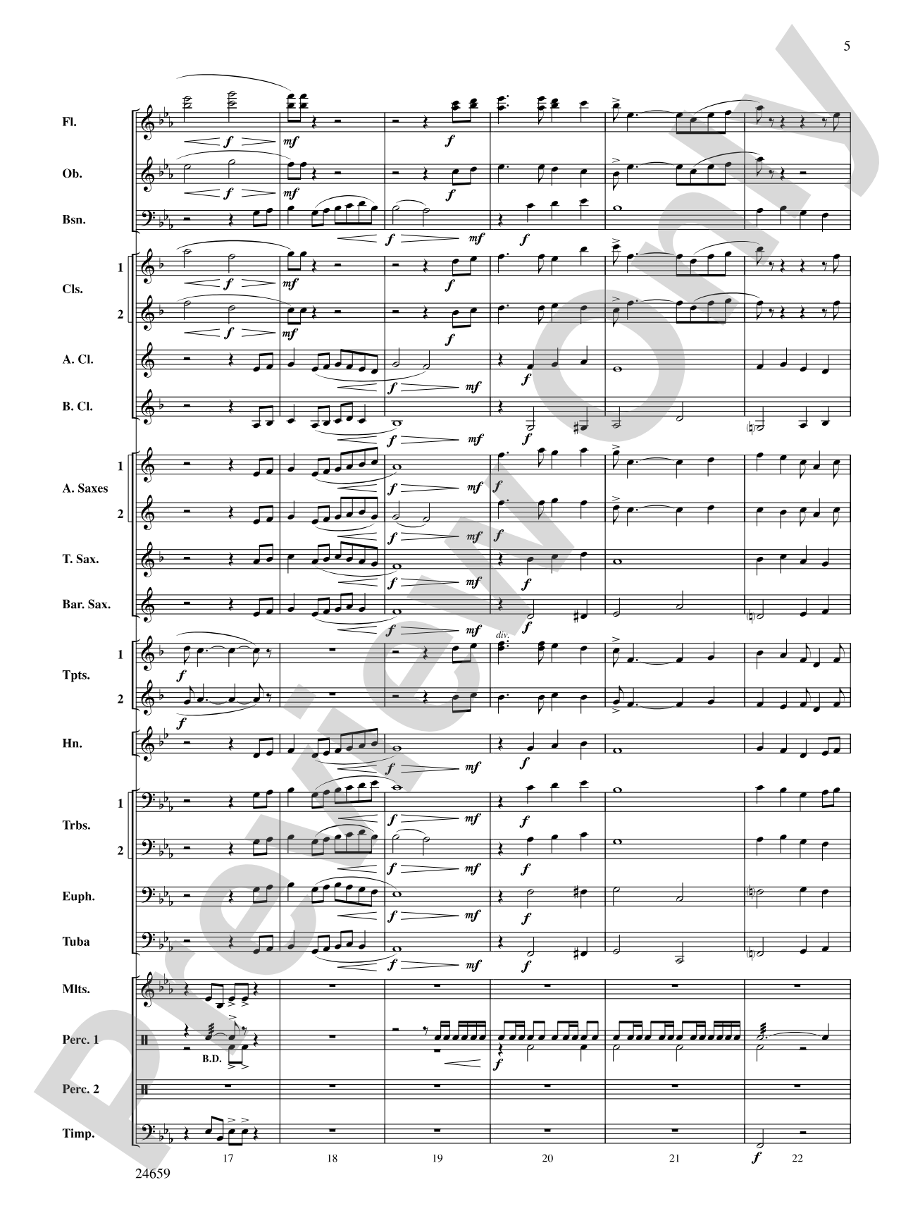 Return to Wind River: Concert Band Conductor Score & Parts