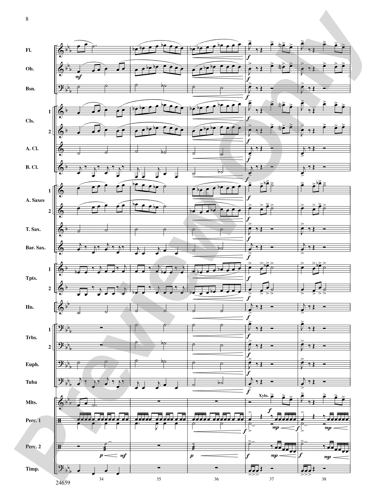 Return to Wind River: Concert Band Conductor Score & Parts