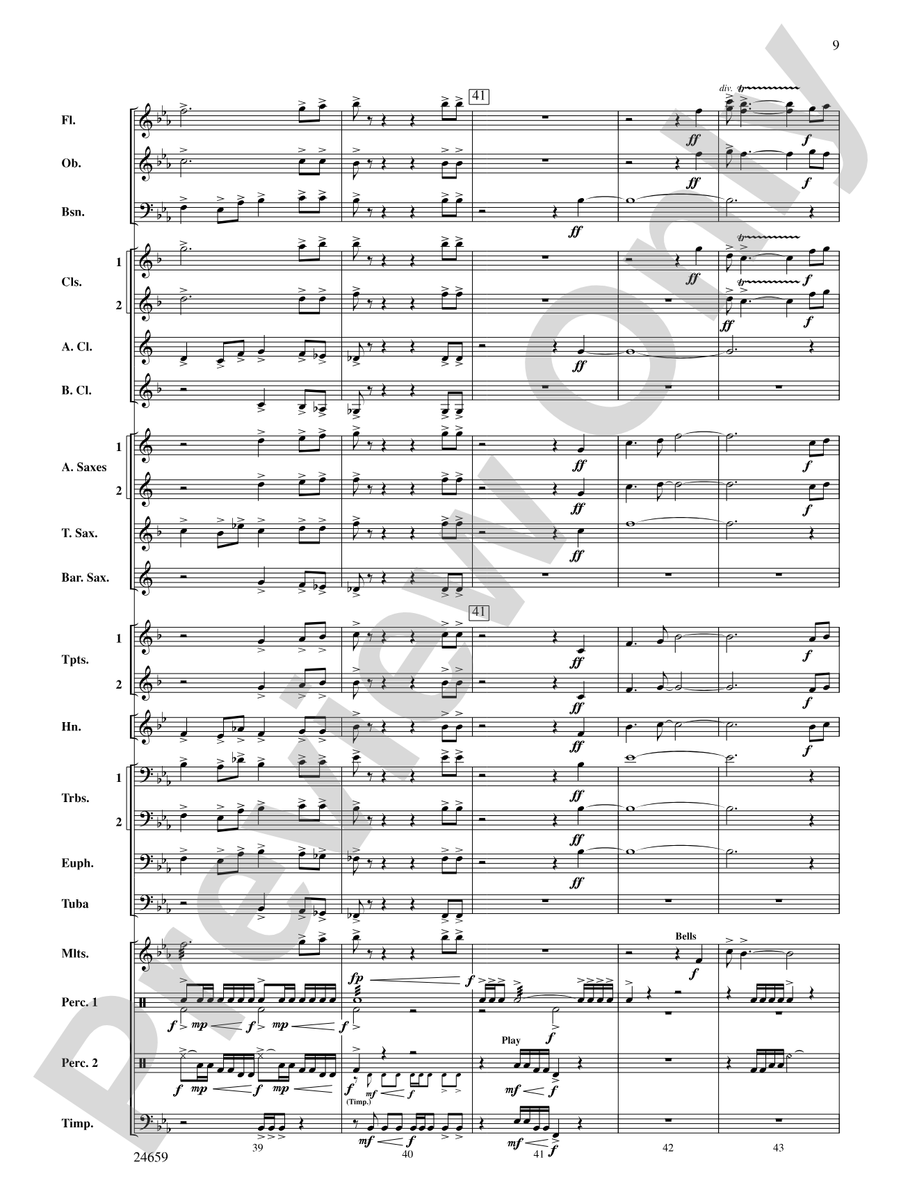 Return to Wind River: Concert Band Conductor Score & Parts