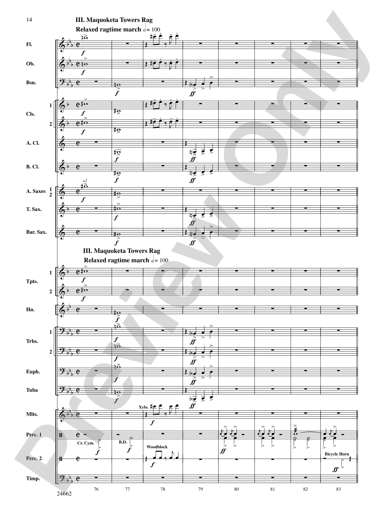 Timber City Trilogy: Concert Band Conductor Score & Parts