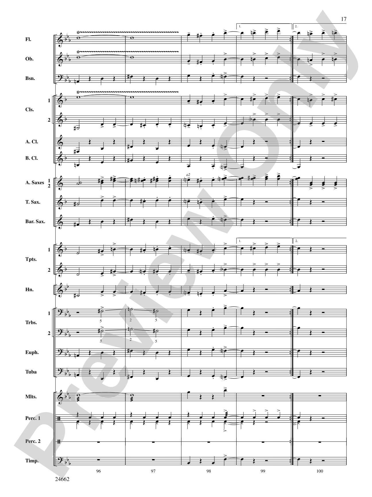 Timber City Trilogy: Concert Band Conductor Score & Parts