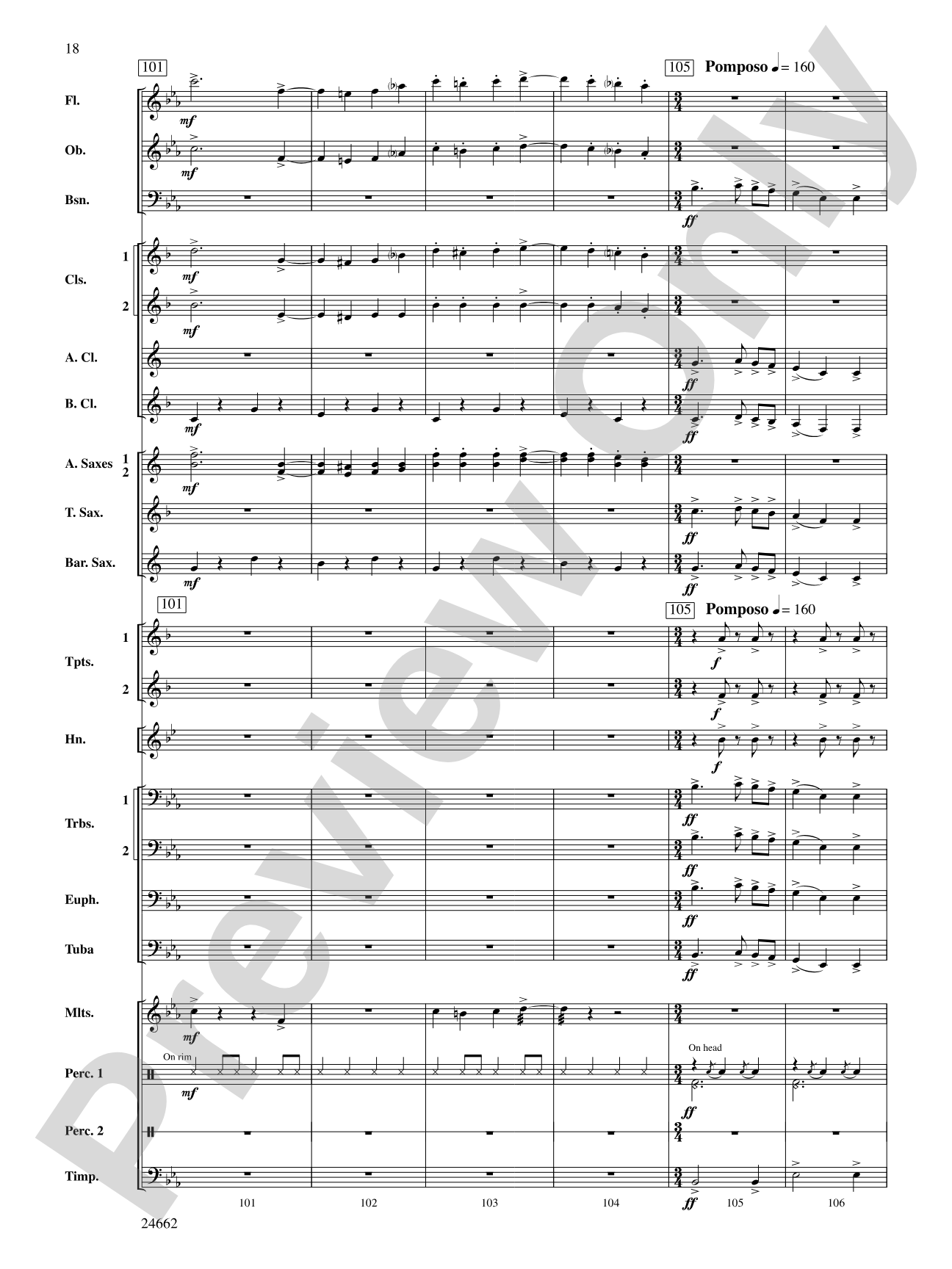 Timber City Trilogy: Concert Band Conductor Score & Parts