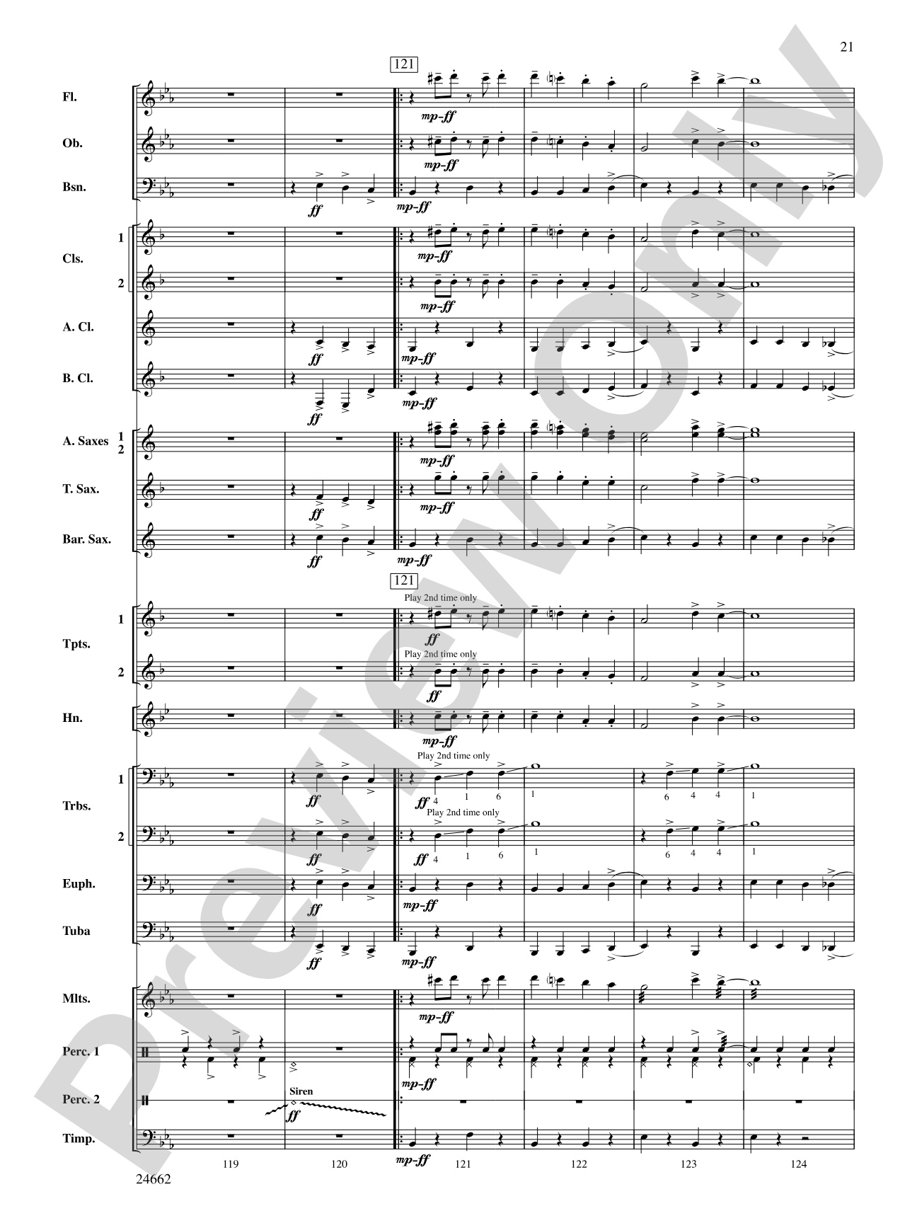 Timber City Trilogy: Concert Band Conductor Score & Parts