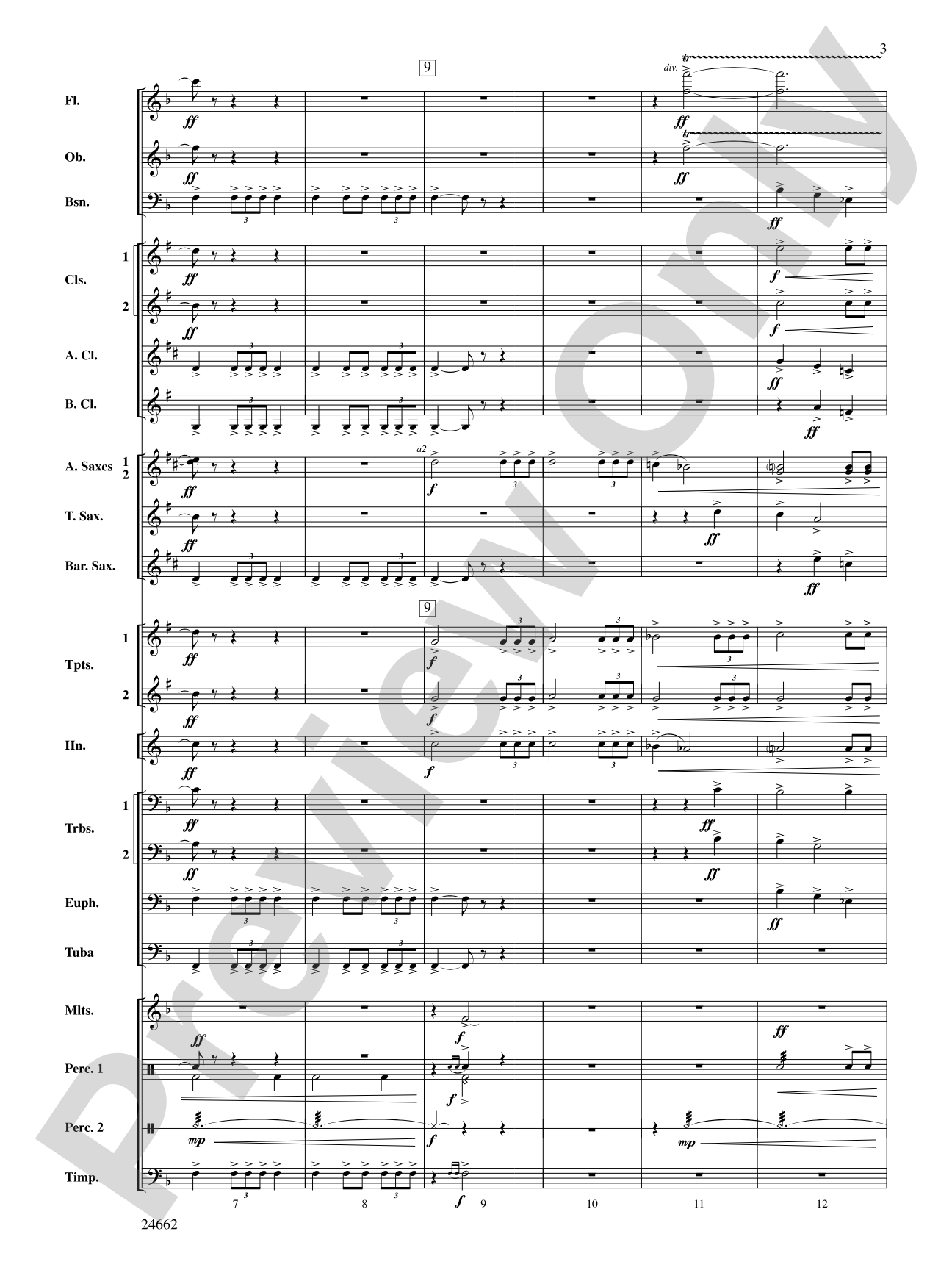 Timber City Trilogy: Concert Band Conductor Score & Parts