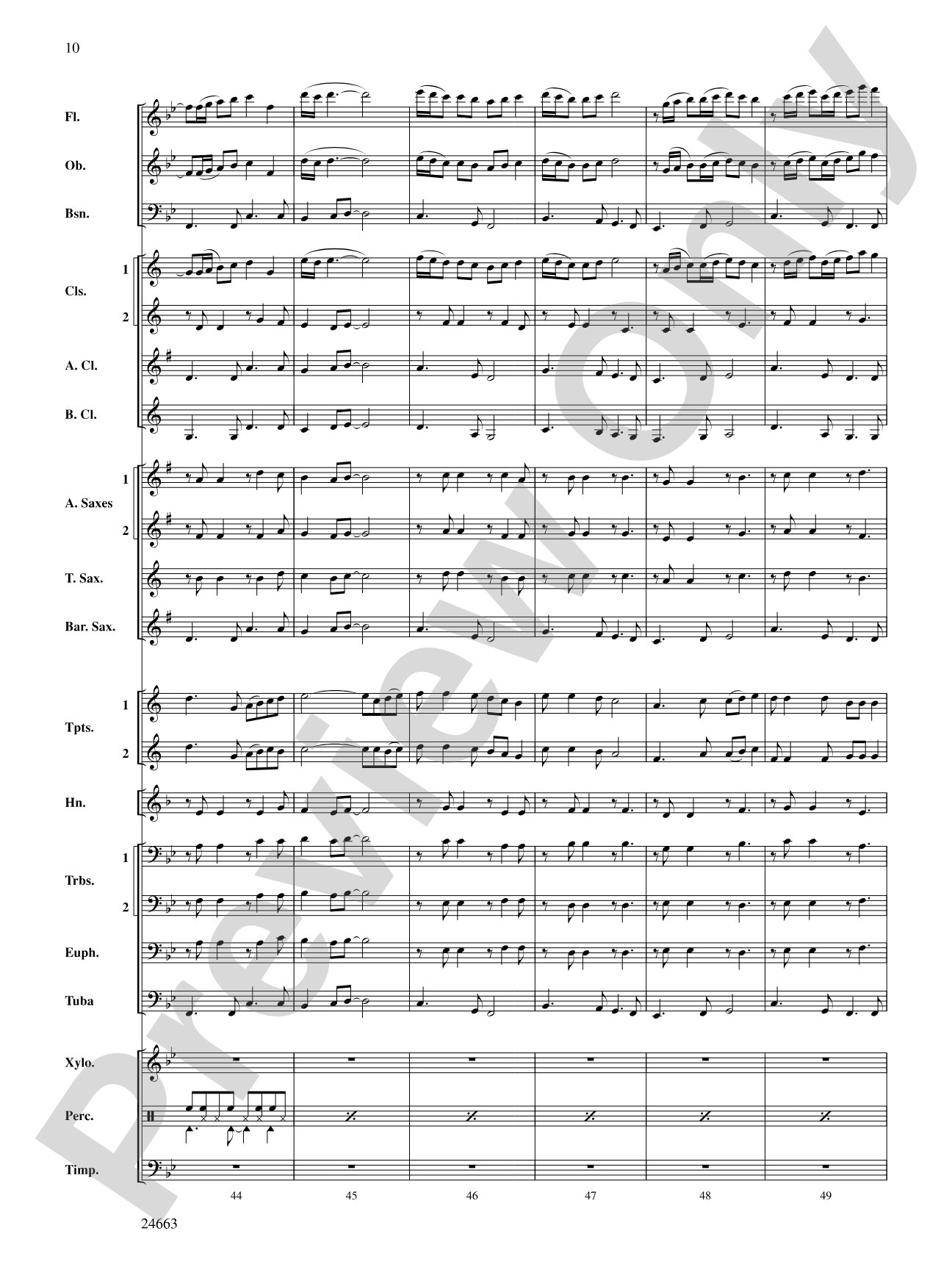 Chino Hills: Concert Band Conductor Score & Parts