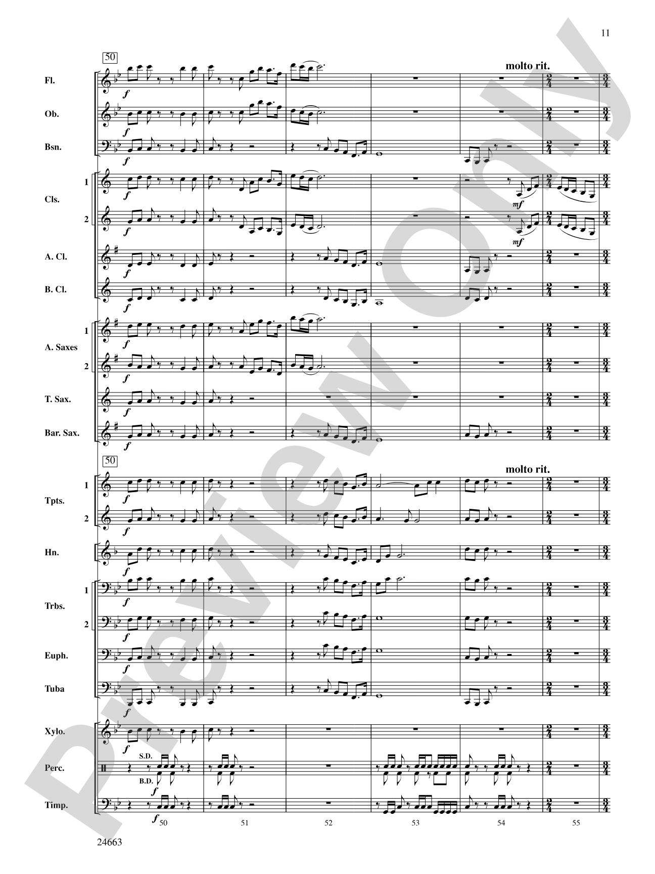 Chino Hills: Concert Band Conductor Score & Parts