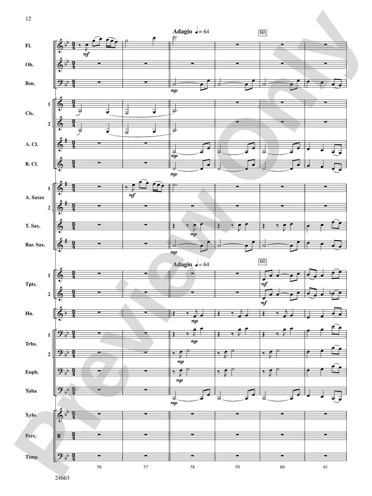 Chino Hills: Concert Band Conductor Score & Parts