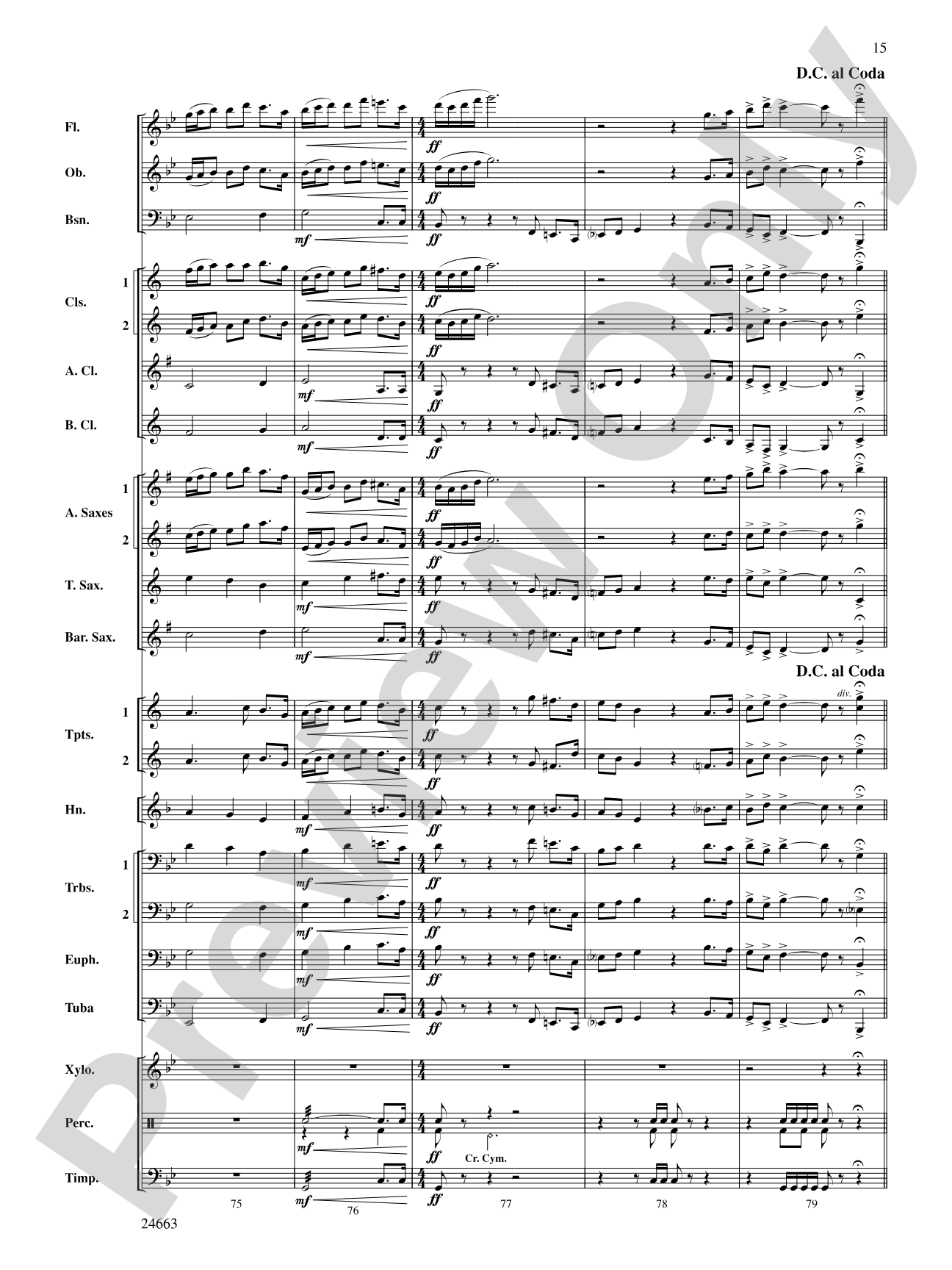 Chino Hills: Concert Band Conductor Score & Parts