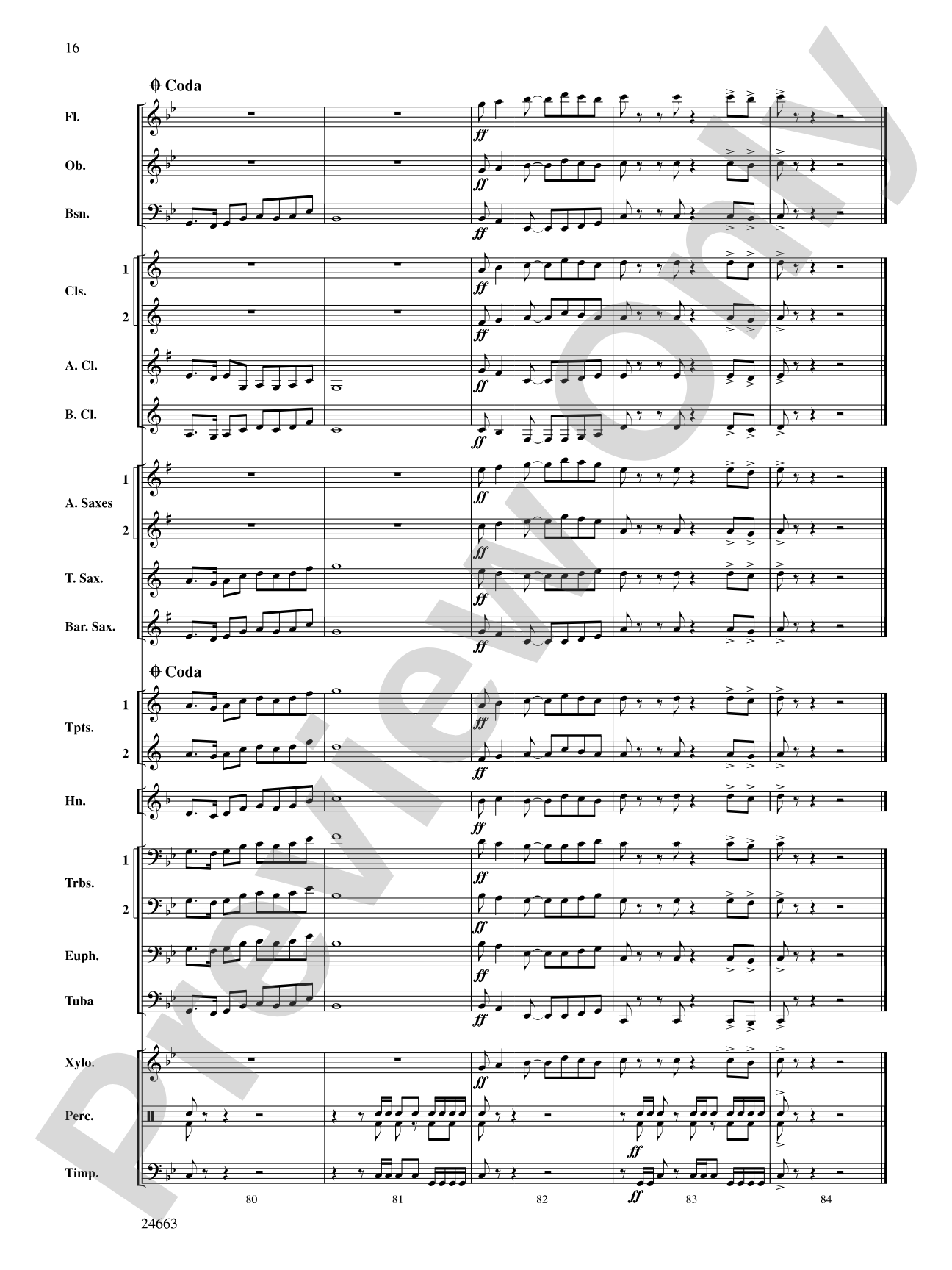 Chino Hills: Concert Band Conductor Score & Parts