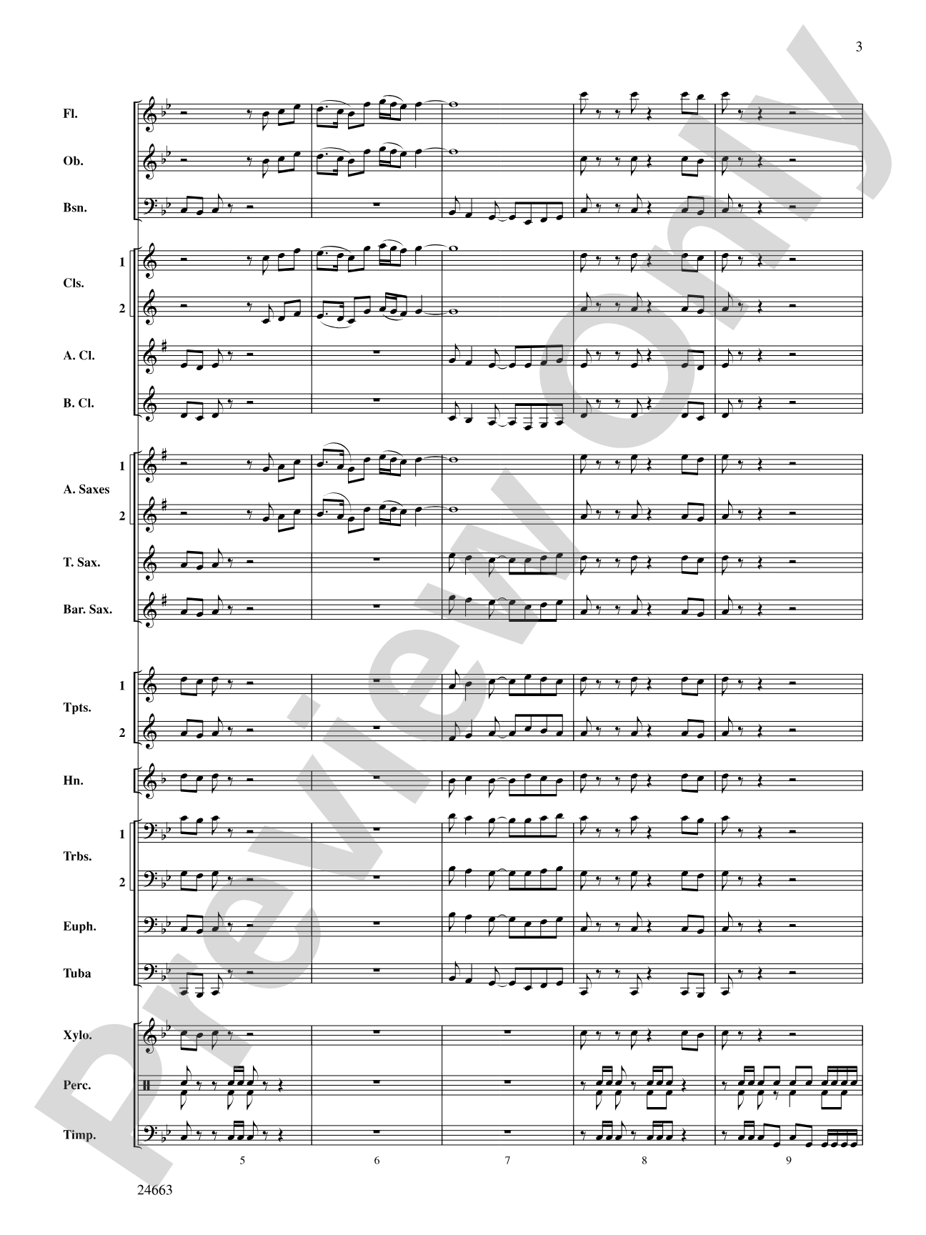 Chino Hills: Concert Band Conductor Score & Parts