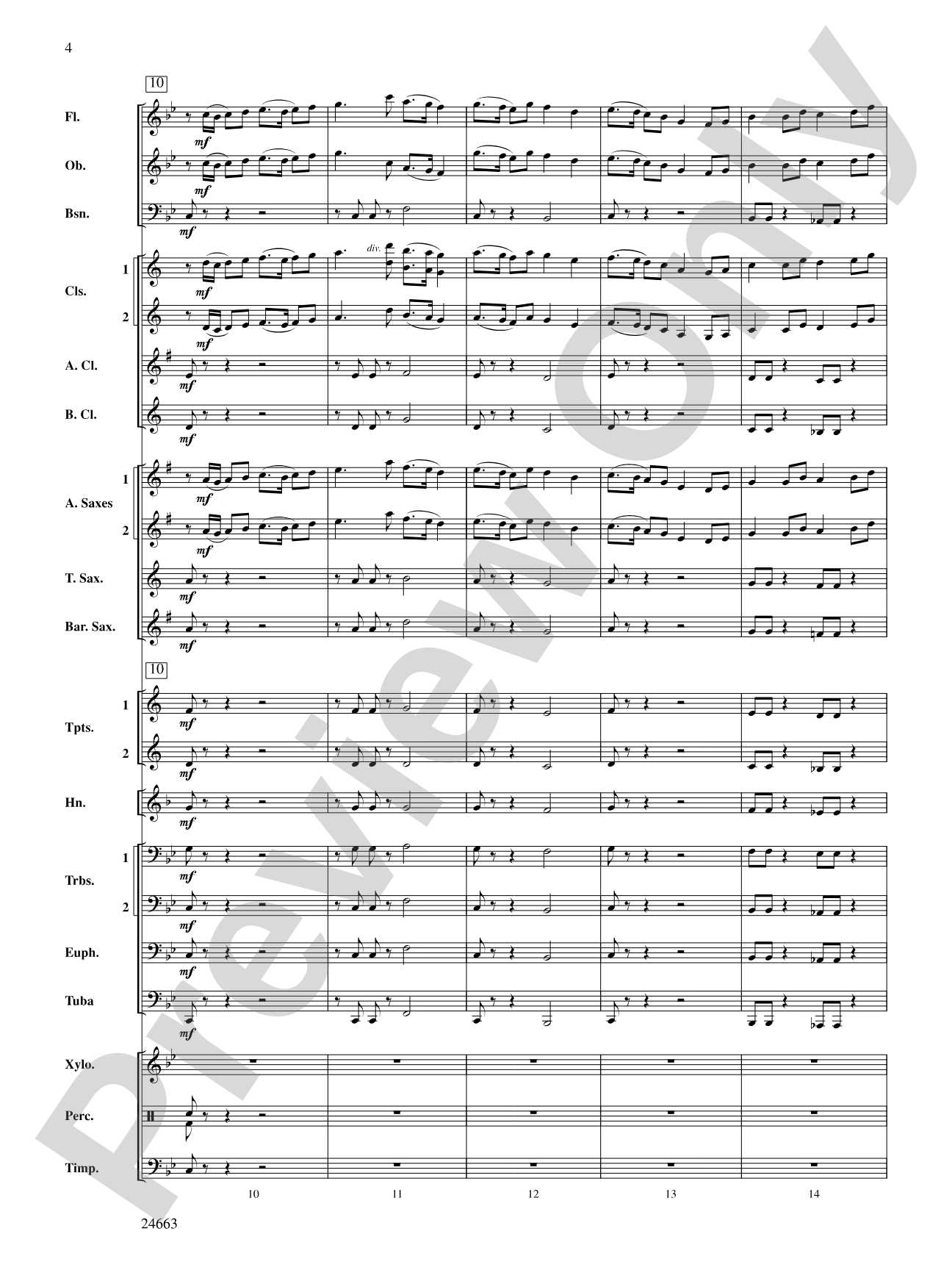 Chino Hills: Concert Band Conductor Score & Parts