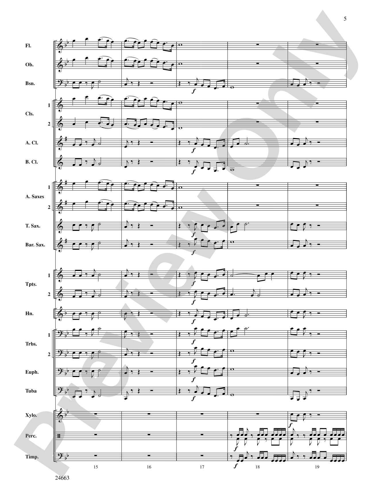 Chino Hills: Concert Band Conductor Score & Parts