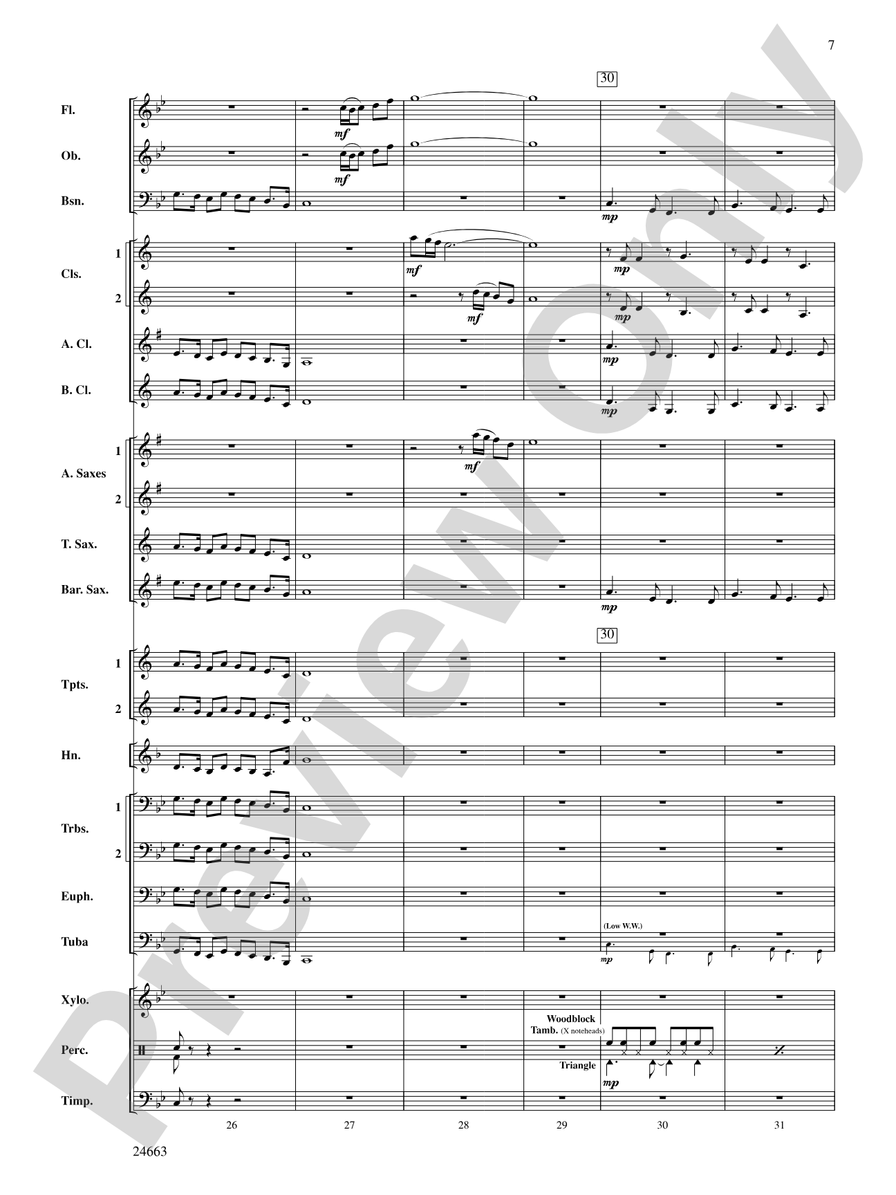 Chino Hills: Concert Band Conductor Score & Parts