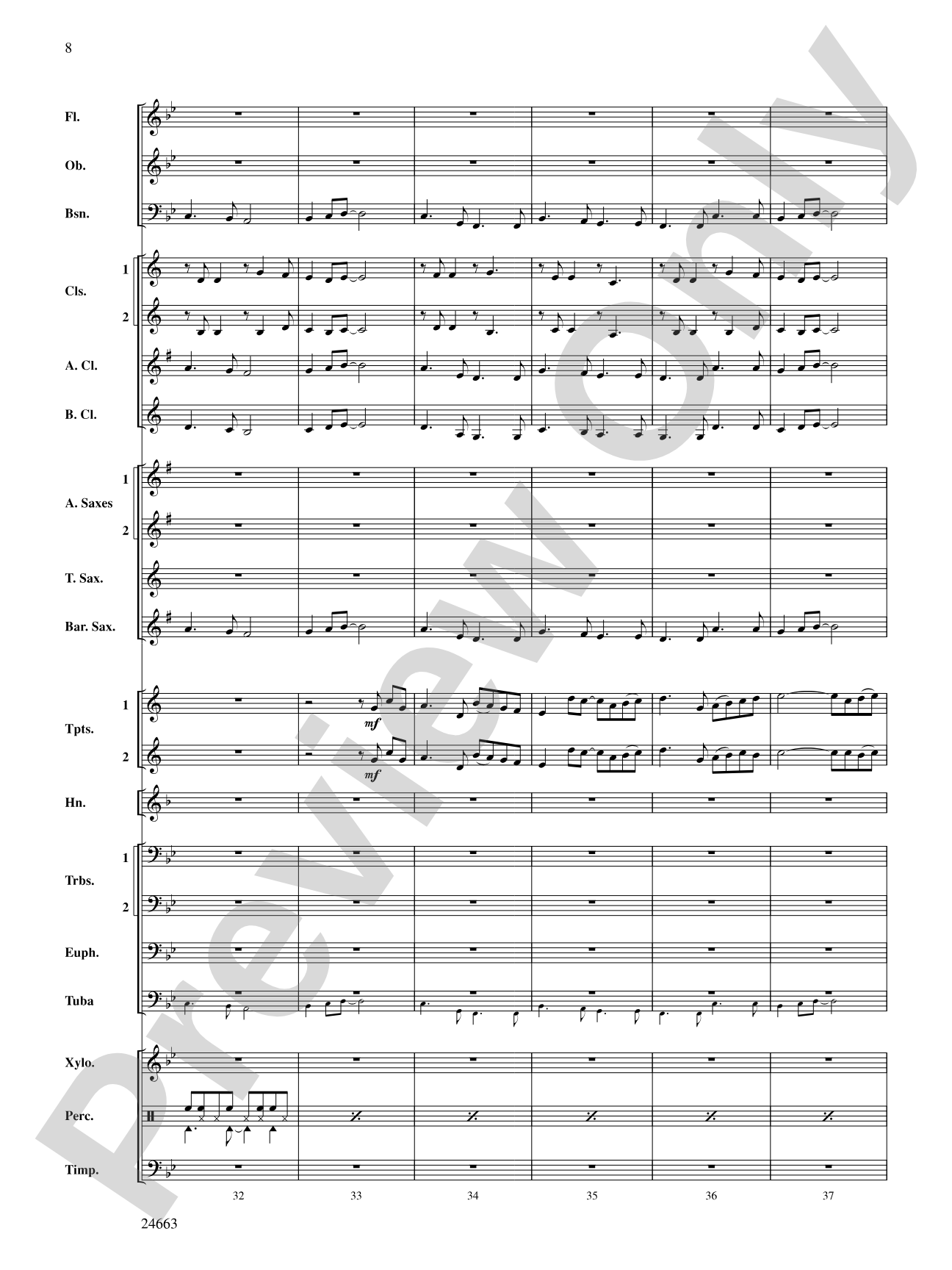 Chino Hills: Concert Band Conductor Score & Parts
