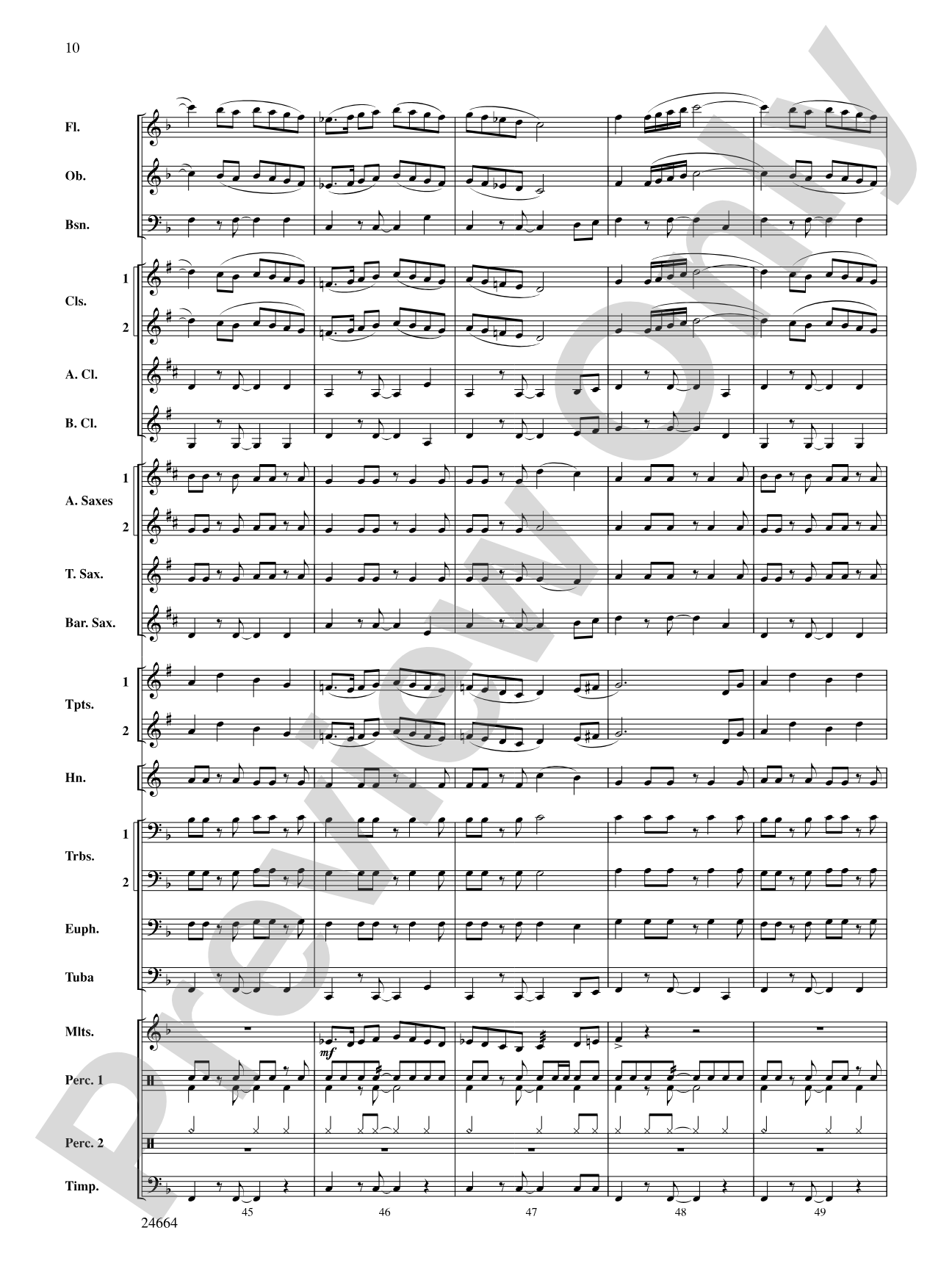 Glacier Bay: Concert Band Conductor Score & Parts