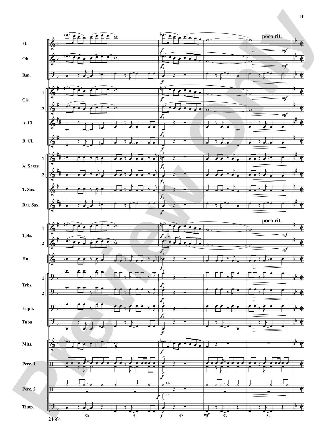 Glacier Bay: Concert Band Conductor Score & Parts