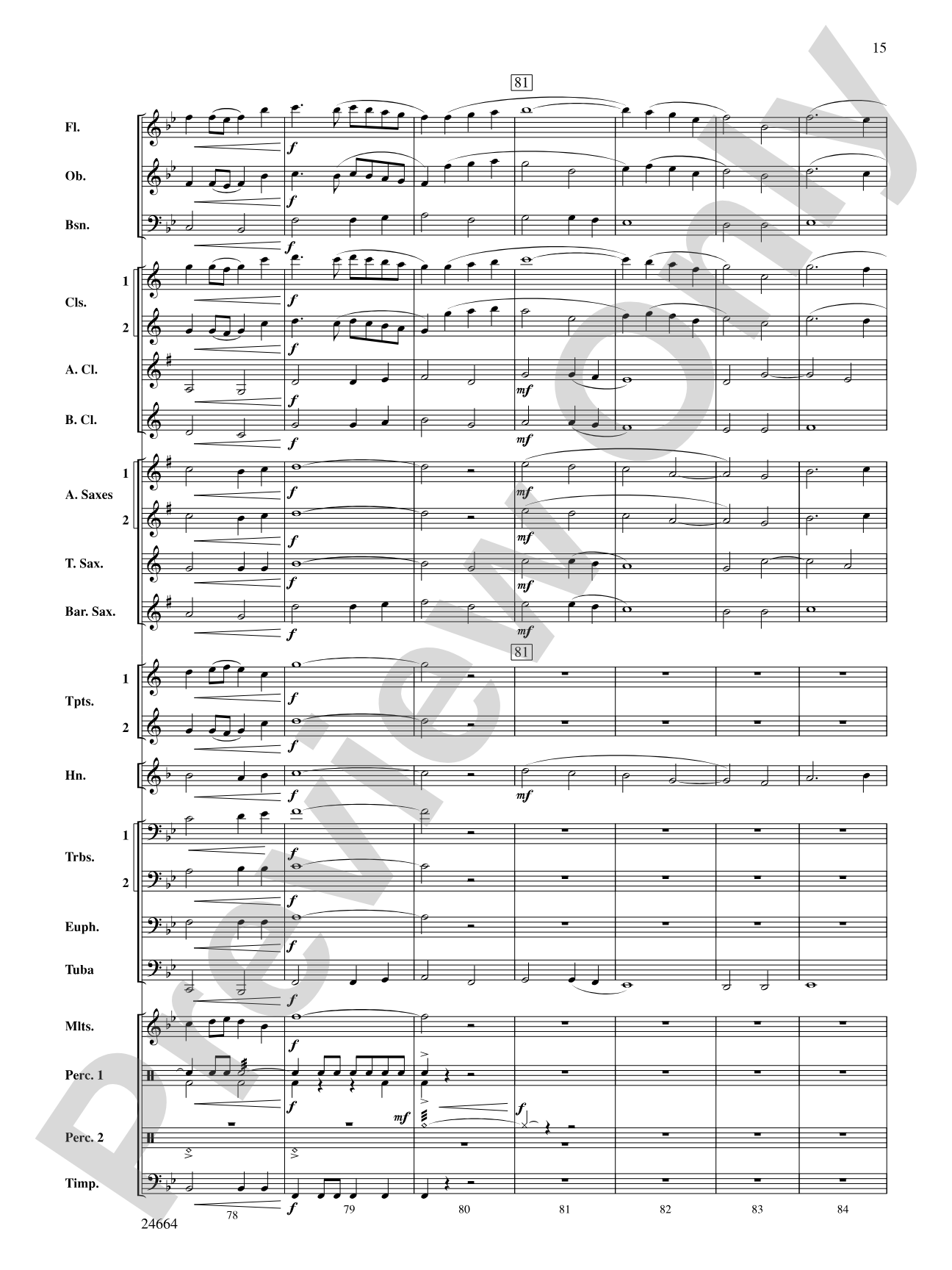 Glacier Bay: Concert Band Conductor Score & Parts