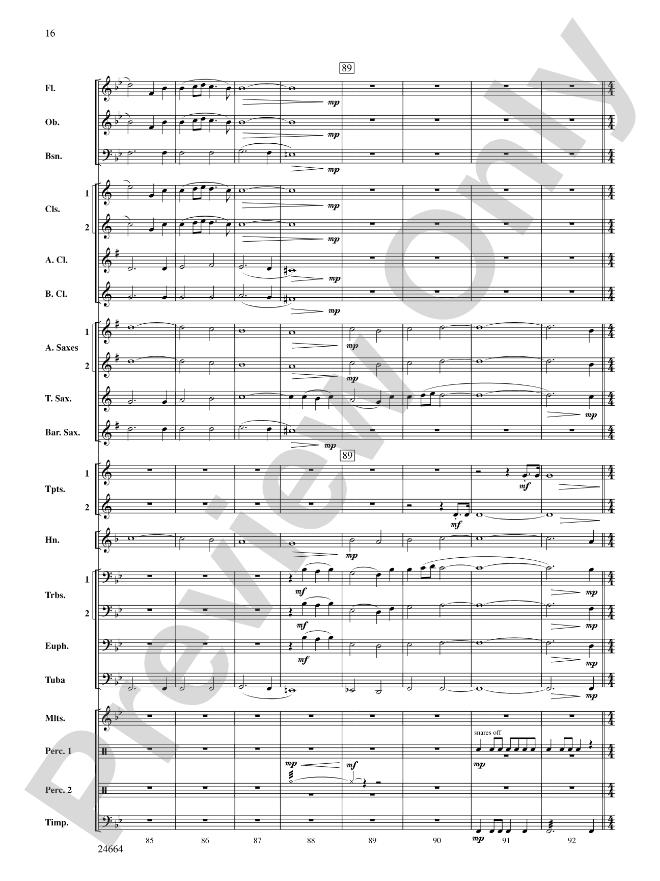 Glacier Bay: Concert Band Conductor Score & Parts