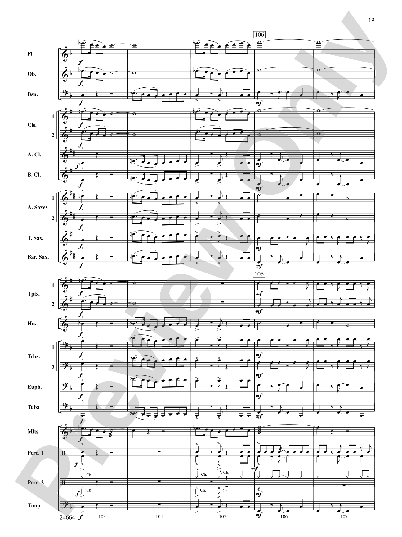 Glacier Bay: Concert Band Conductor Score & Parts