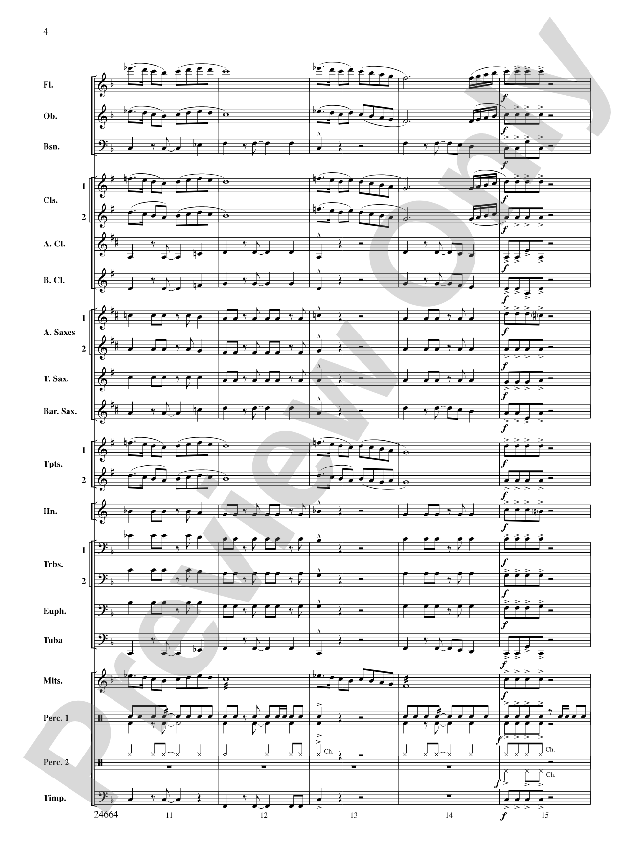 Glacier Bay: Concert Band Conductor Score & Parts