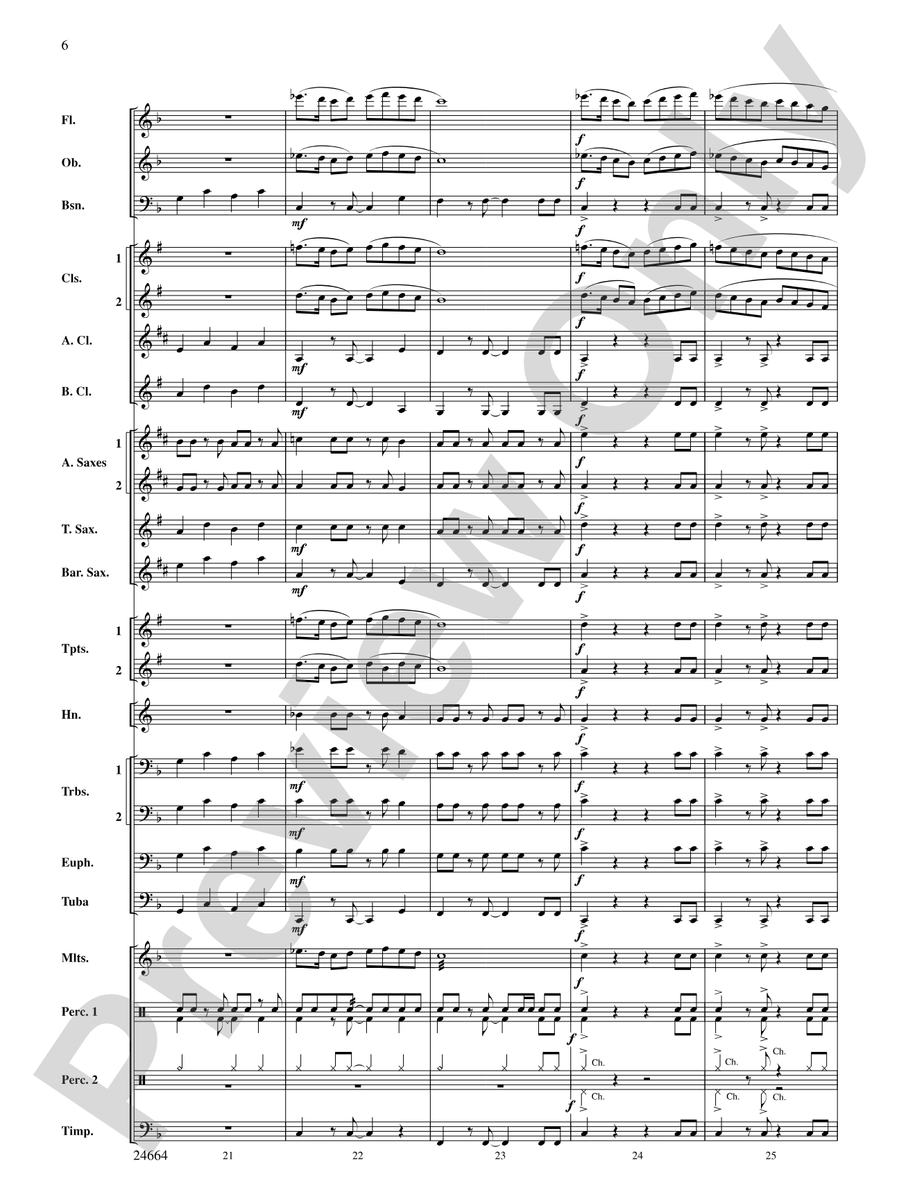 Glacier Bay: Concert Band Conductor Score & Parts