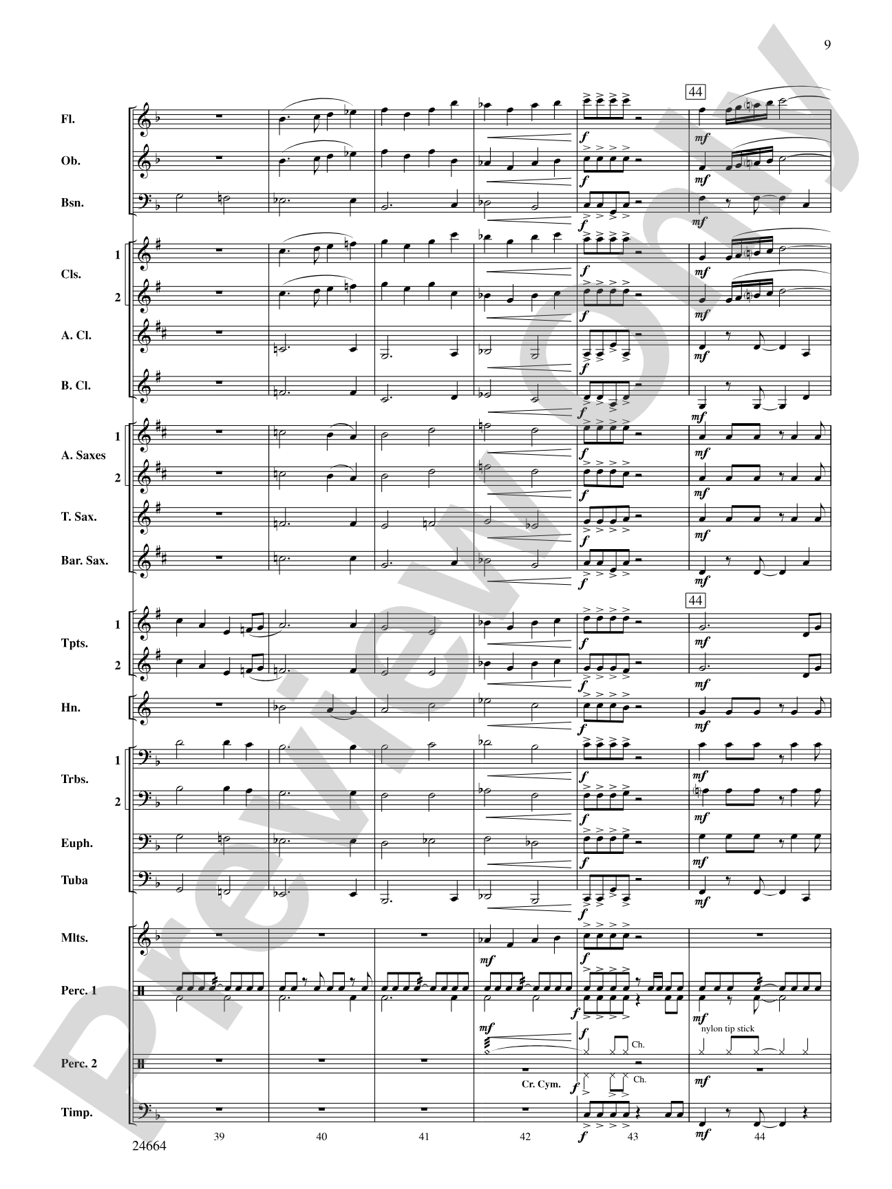 Glacier Bay: Concert Band Conductor Score & Parts