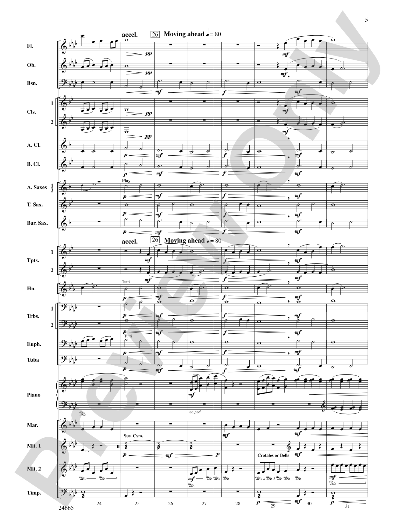 All Things: Concert Band Conductor Score & Parts