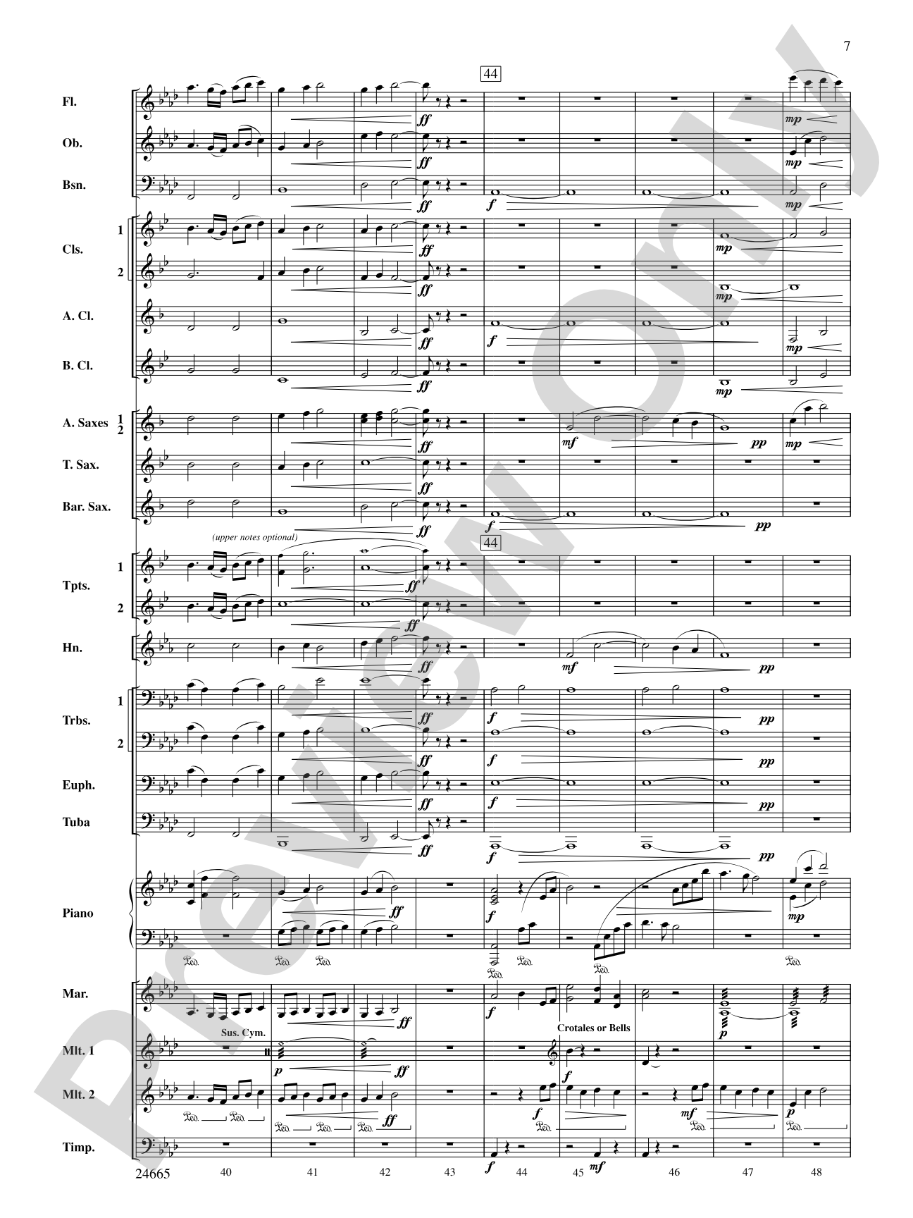 All Things: Concert Band Conductor Score & Parts