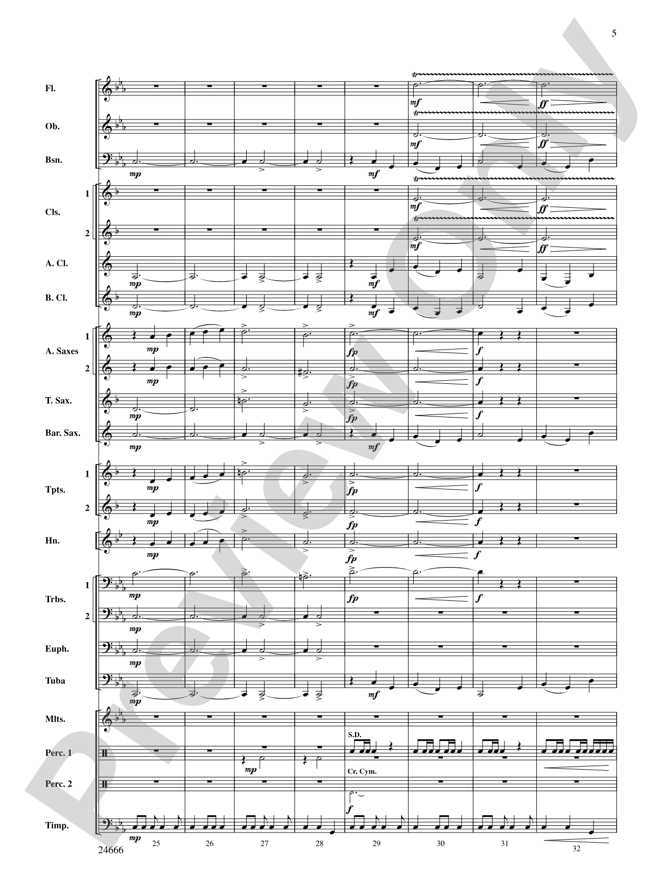 Lost in Mammoth Cave: Concert Band Conductor Score & Parts