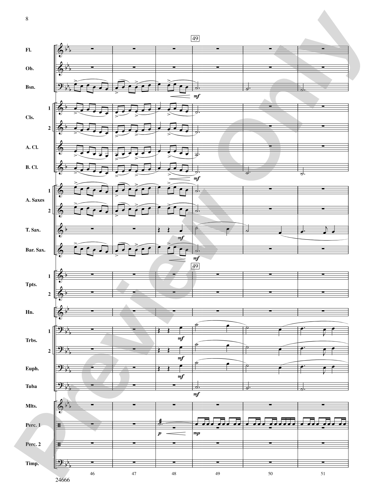 Lost in Mammoth Cave: Concert Band Conductor Score & Parts