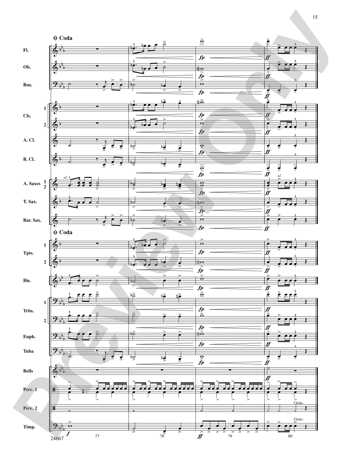 Bellefonte Overture: Concert Band Conductor Score & Parts