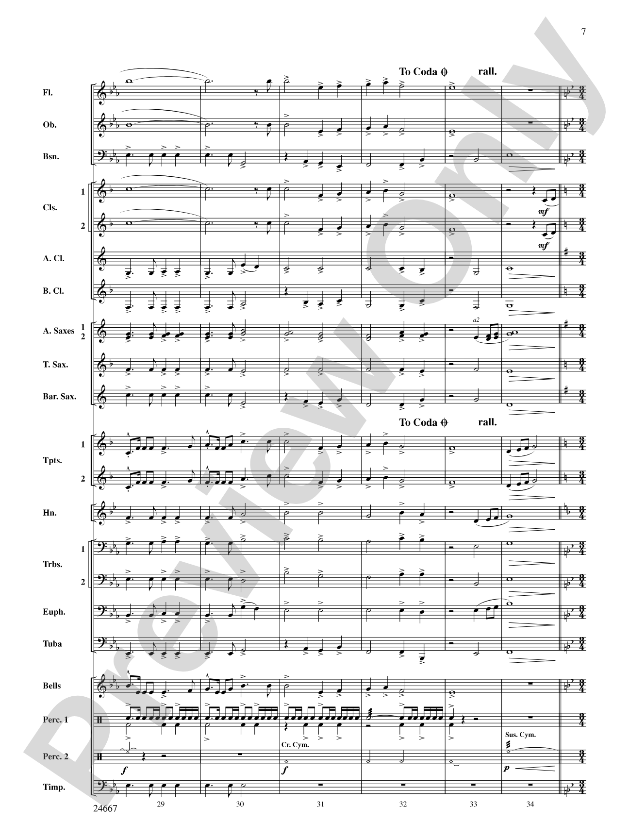 Bellefonte Overture: Concert Band Conductor Score & Parts