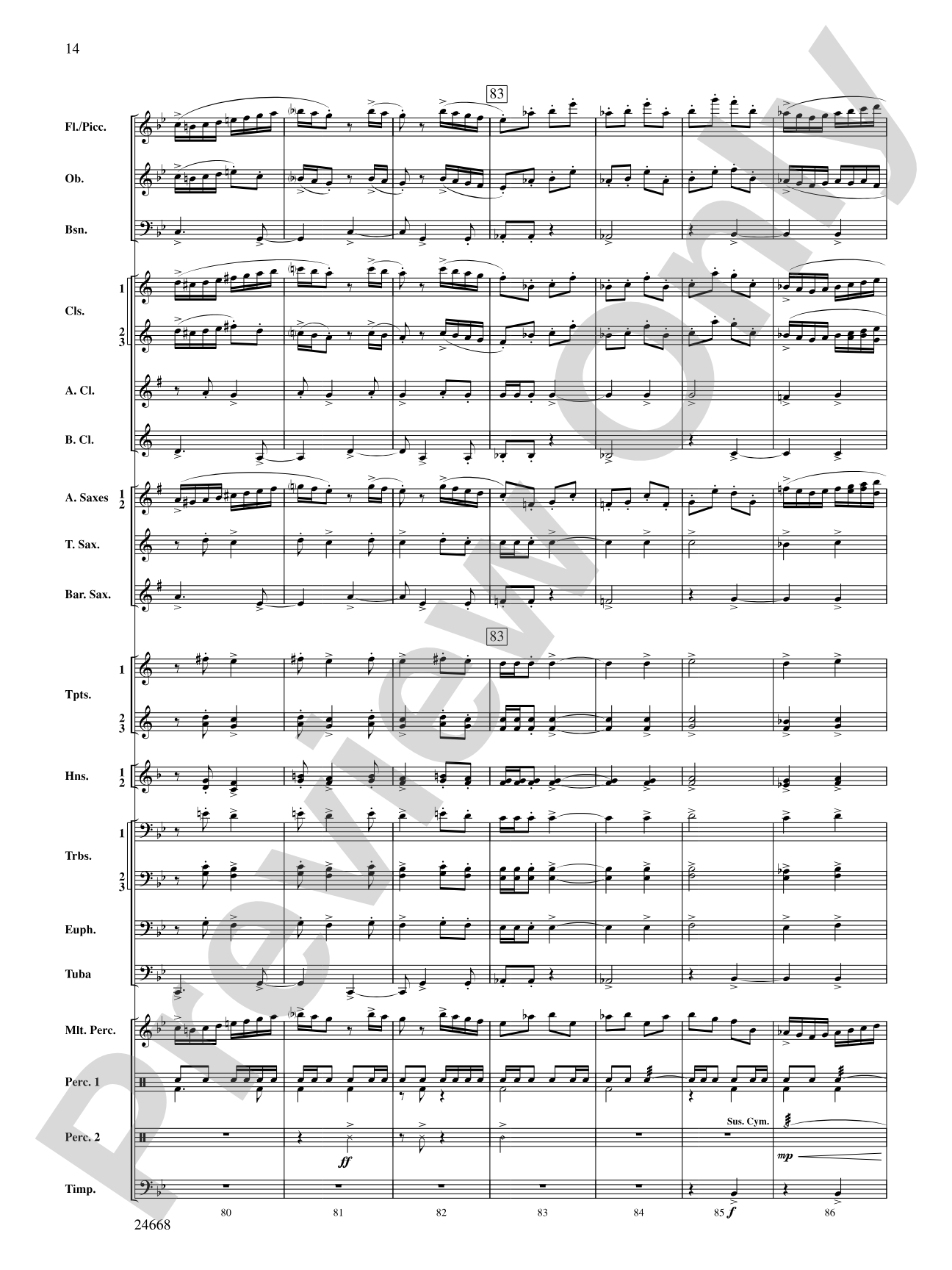 A Prairie Portrait: Concert Band Conductor Score & Parts