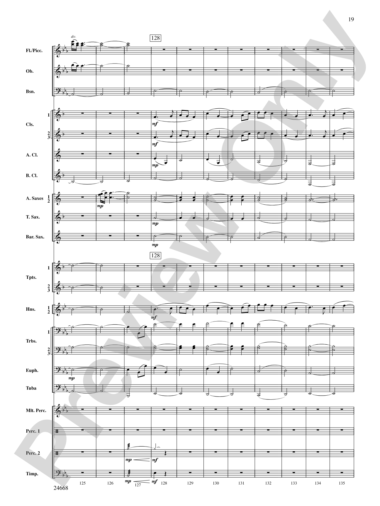 A Prairie Portrait: Concert Band Conductor Score & Parts