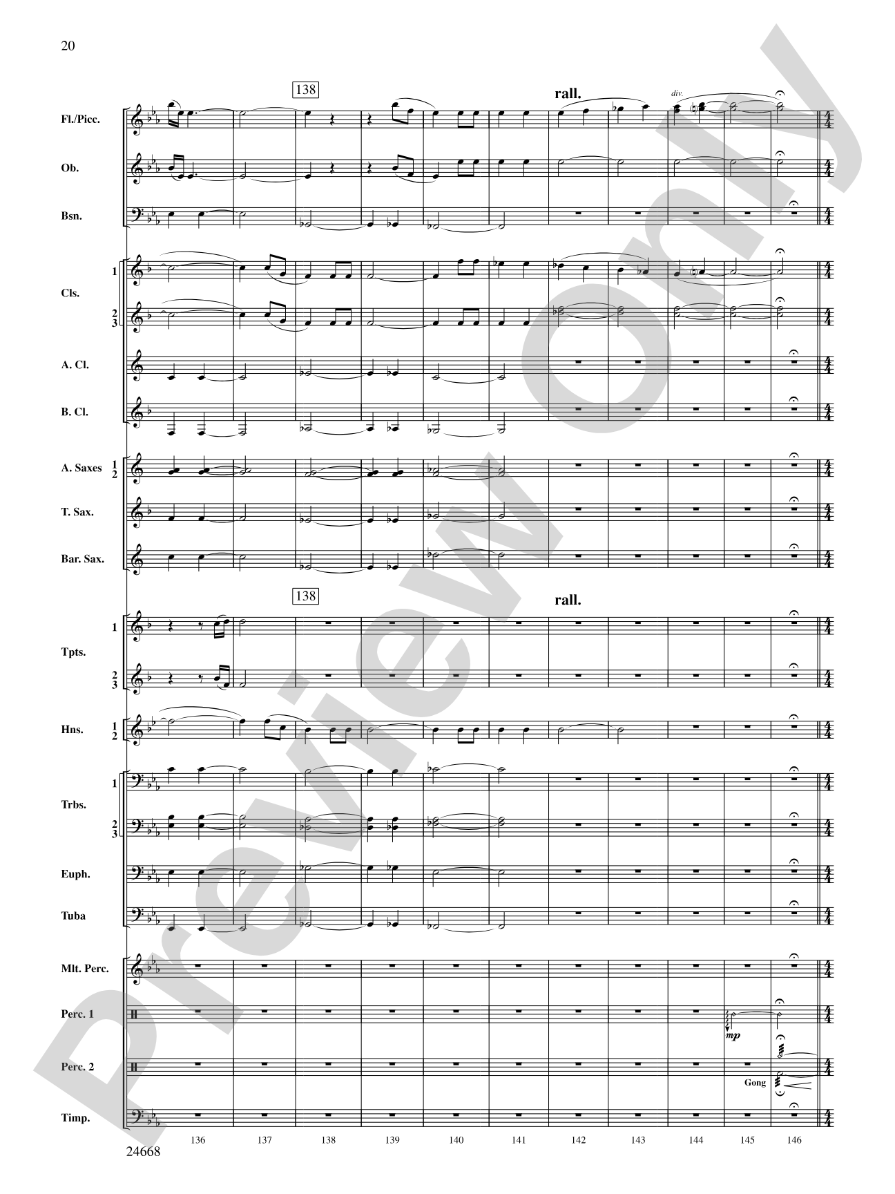 A Prairie Portrait: Concert Band Conductor Score & Parts