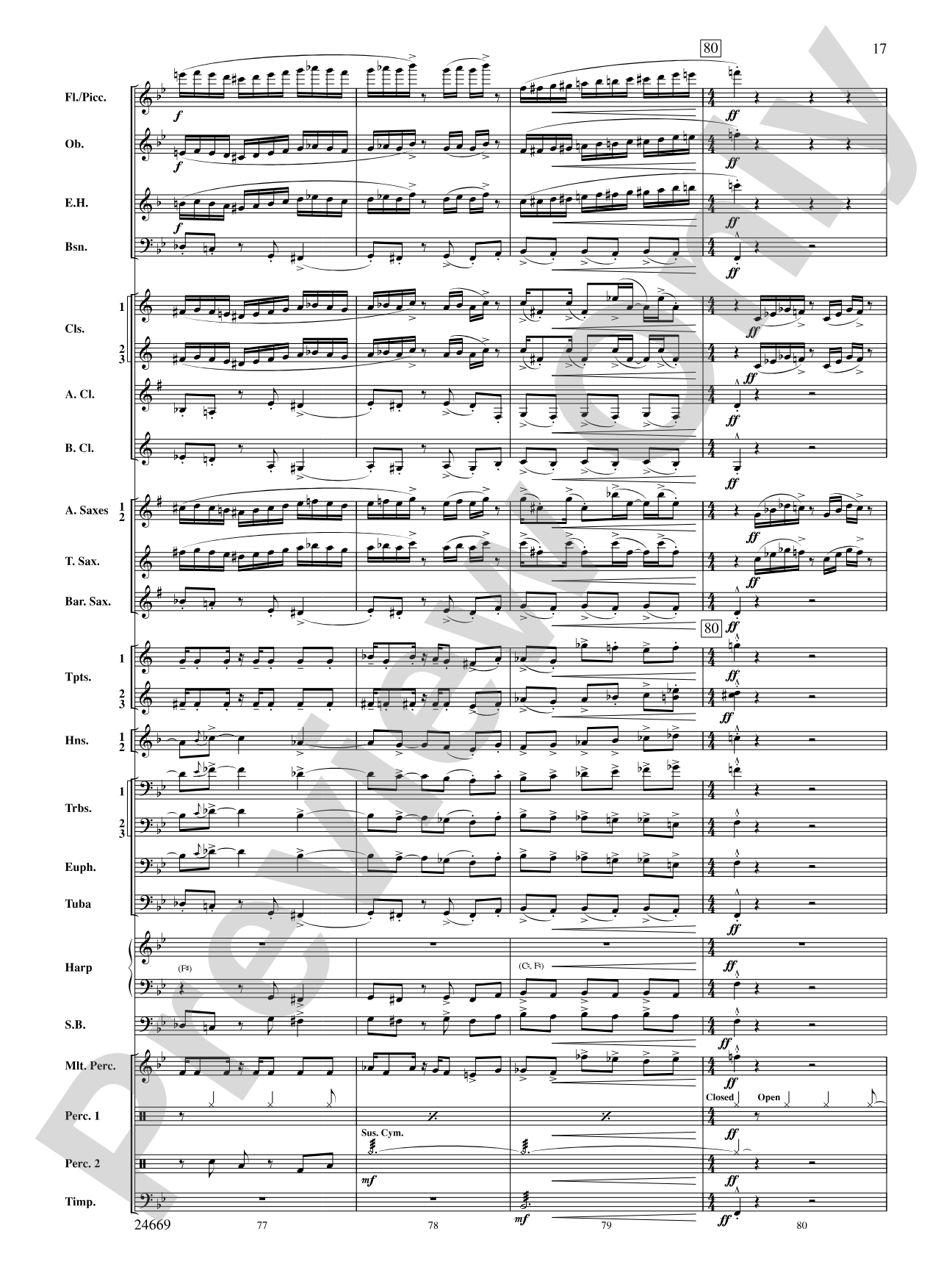Metroplex: Three Postcards from Manhattan: Concert Band Conductor Score & Parts