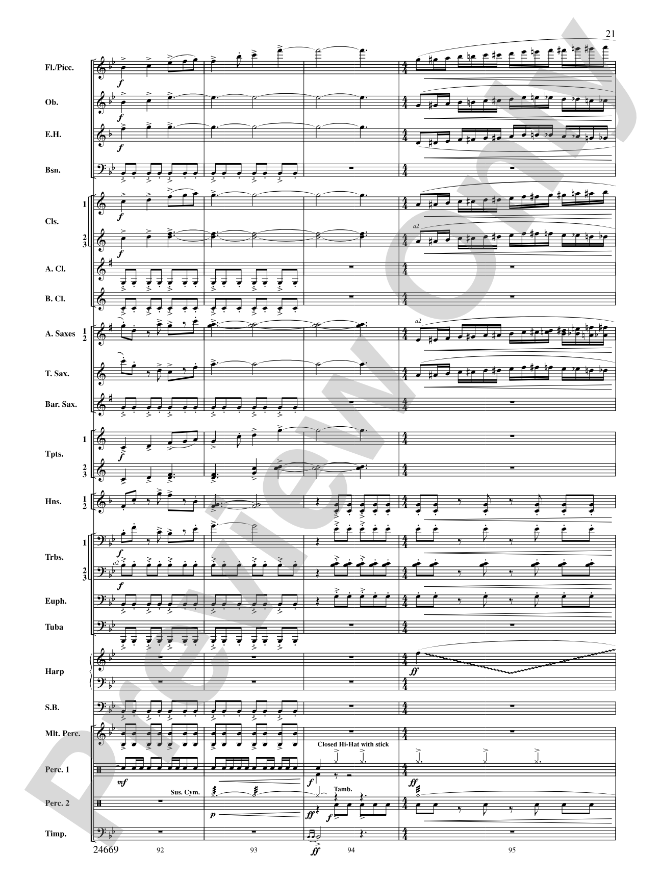 Metroplex: Three Postcards from Manhattan: Concert Band Conductor Score & Parts