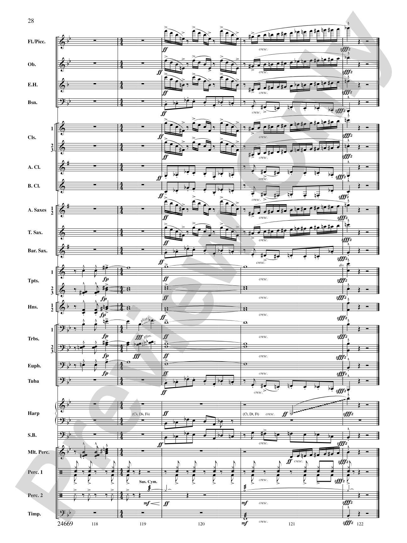 Metroplex: Three Postcards from Manhattan: Concert Band Conductor Score & Parts