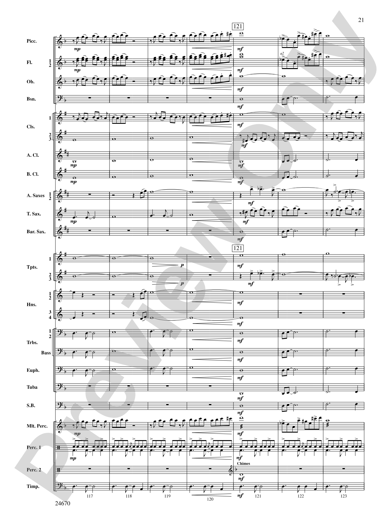 Tsunami: Concert Band Conductor Score & Parts