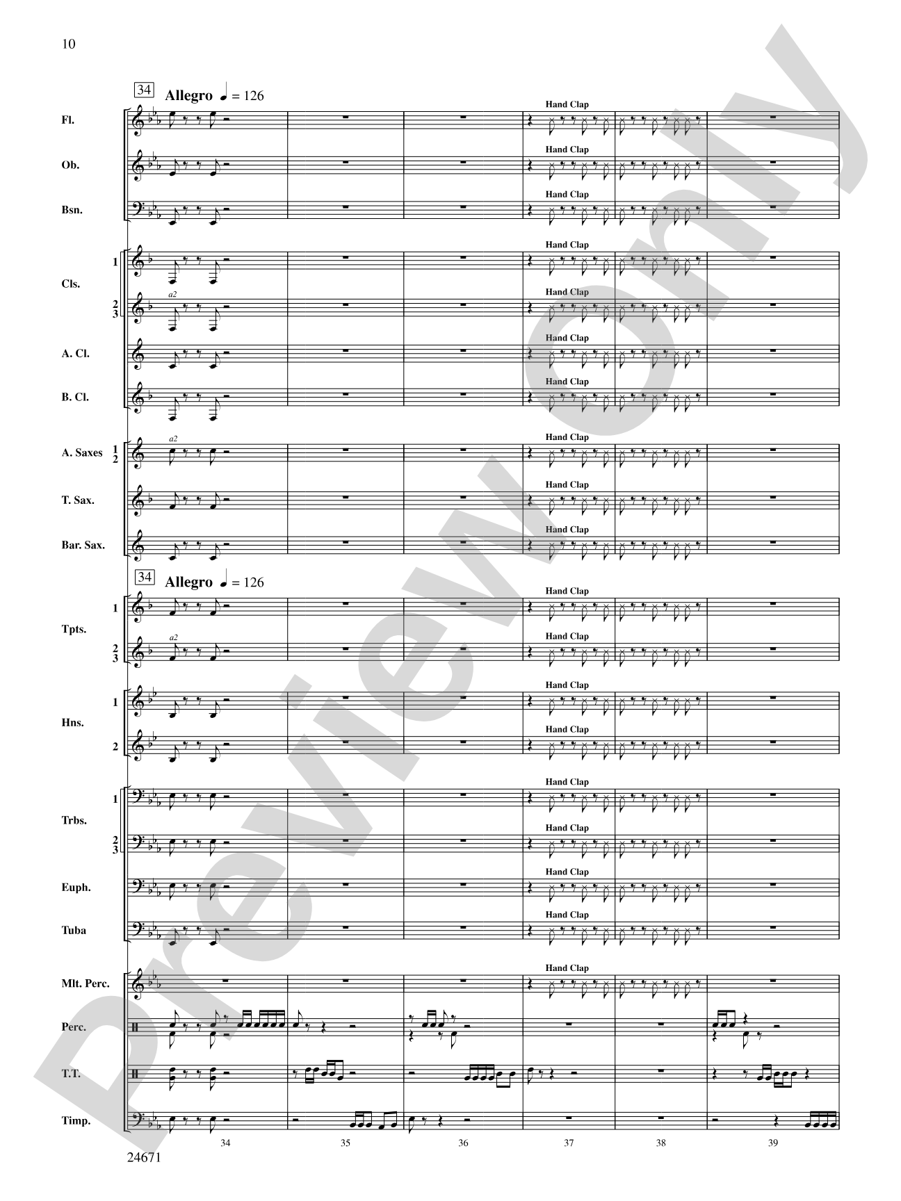 Manzanita: Concert Band Conductor Score & Parts