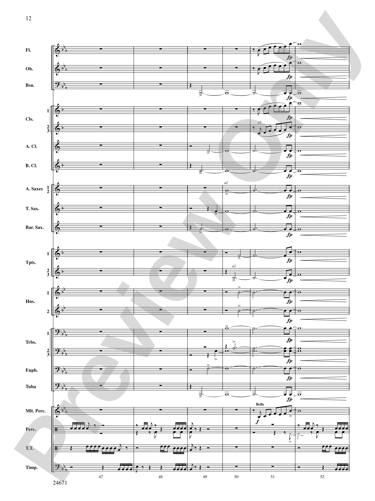 Manzanita: Concert Band Conductor Score & Parts