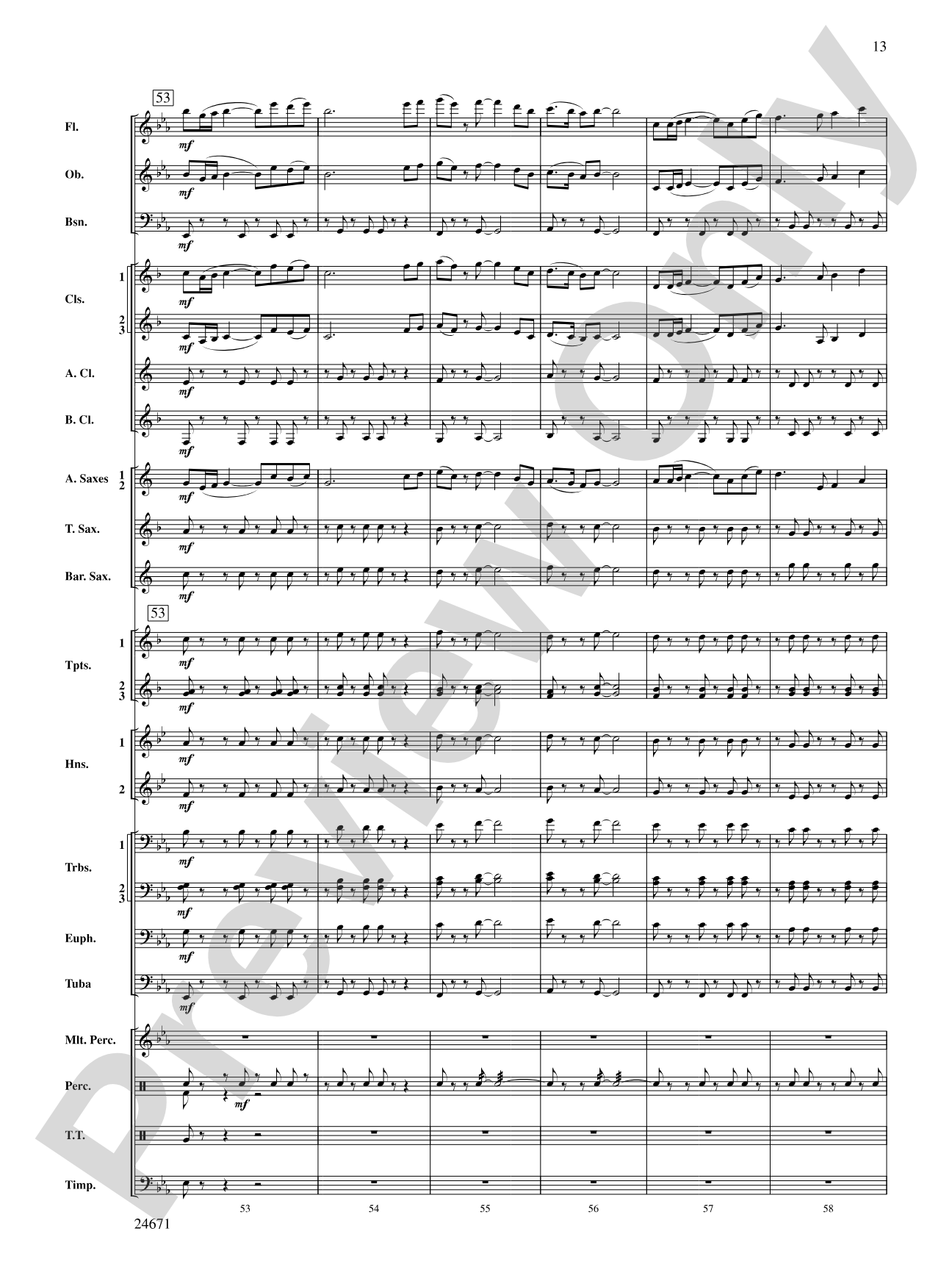 Manzanita: Concert Band Conductor Score & Parts