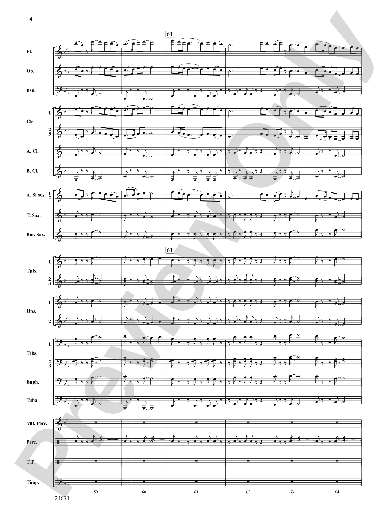 Manzanita: Concert Band Conductor Score & Parts