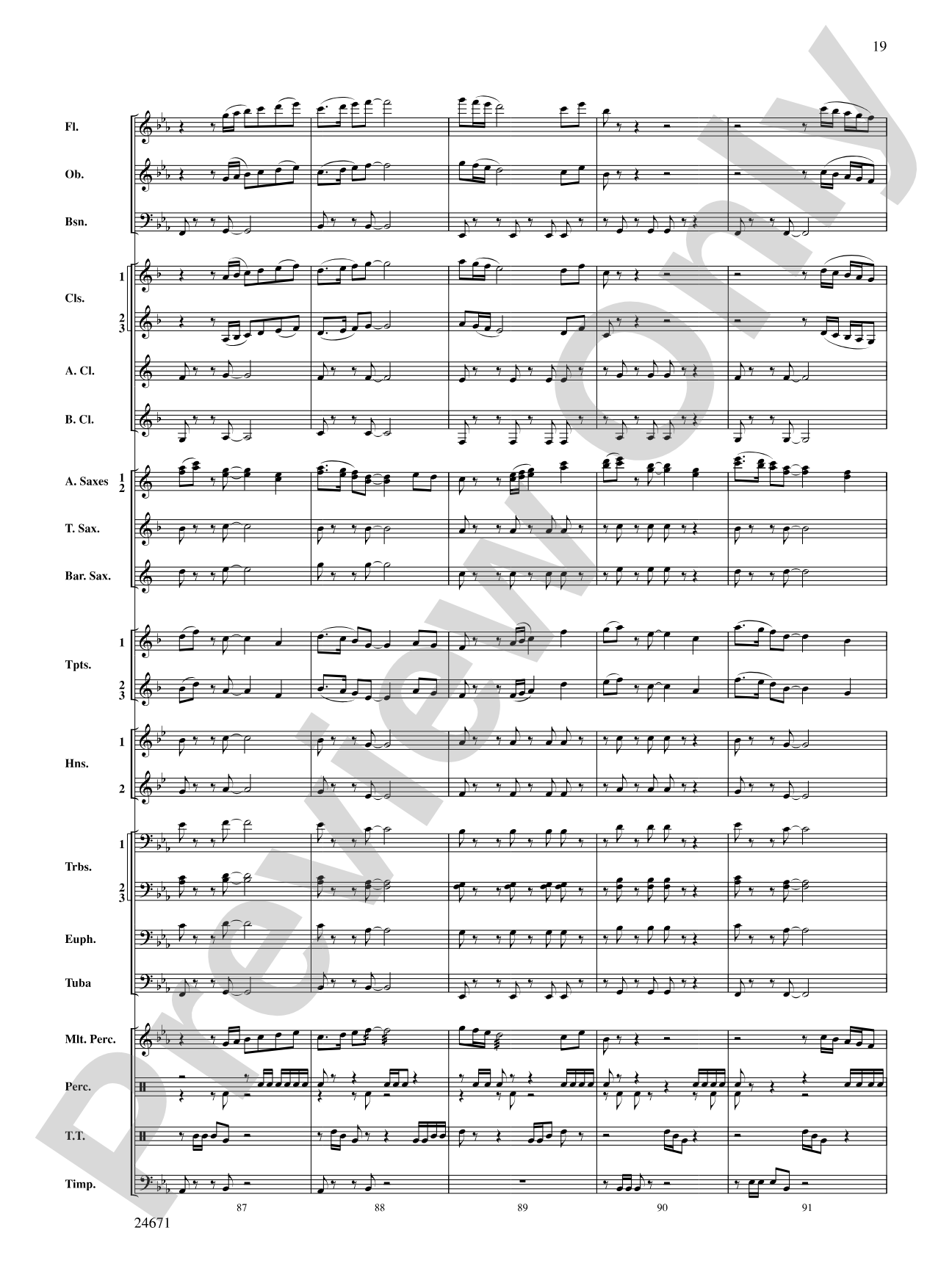 Manzanita: Concert Band Conductor Score & Parts