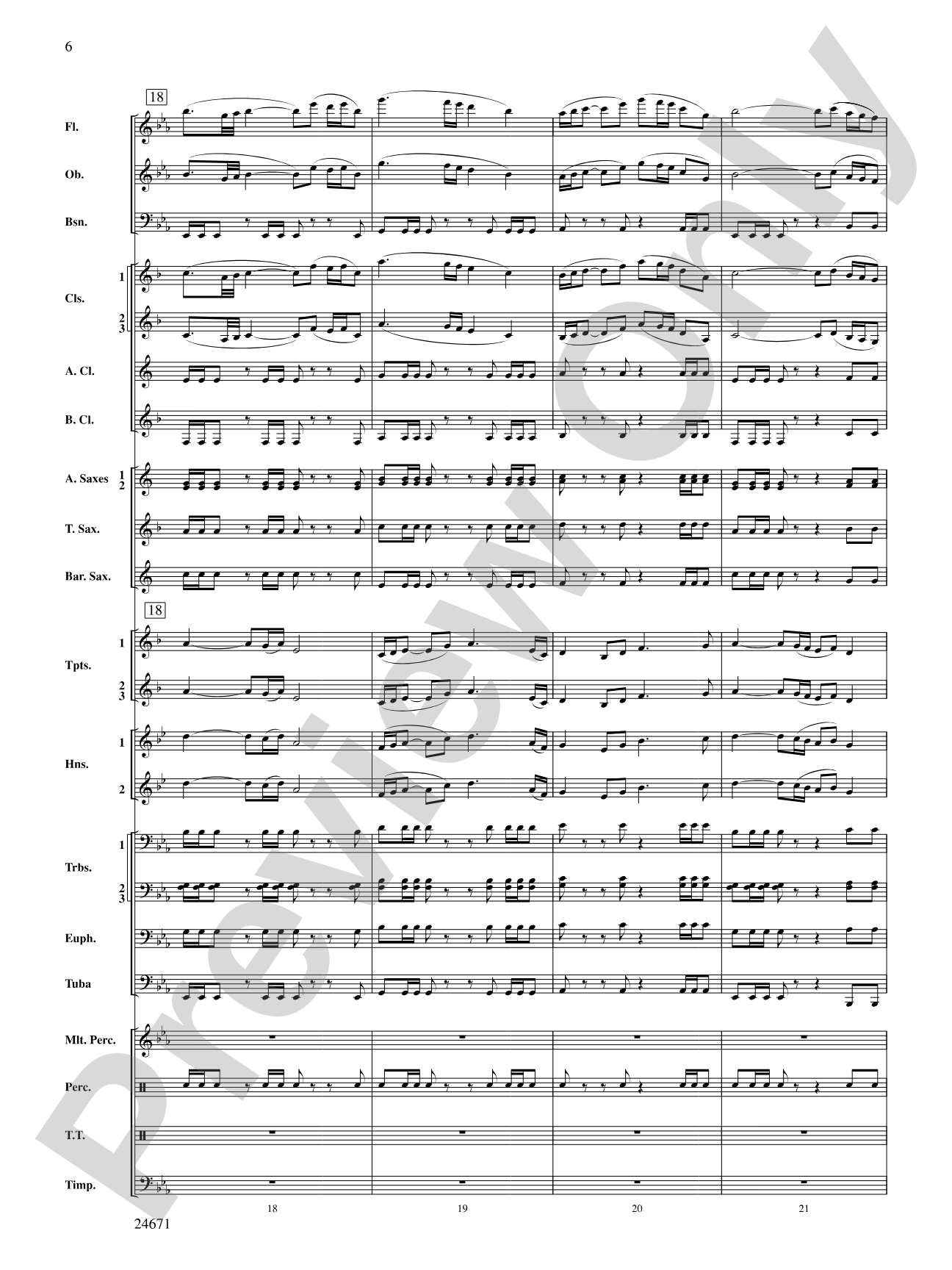 Manzanita: Concert Band Conductor Score & Parts