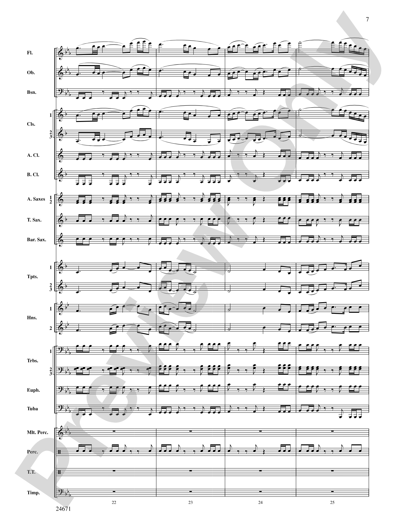 Manzanita: Concert Band Conductor Score & Parts