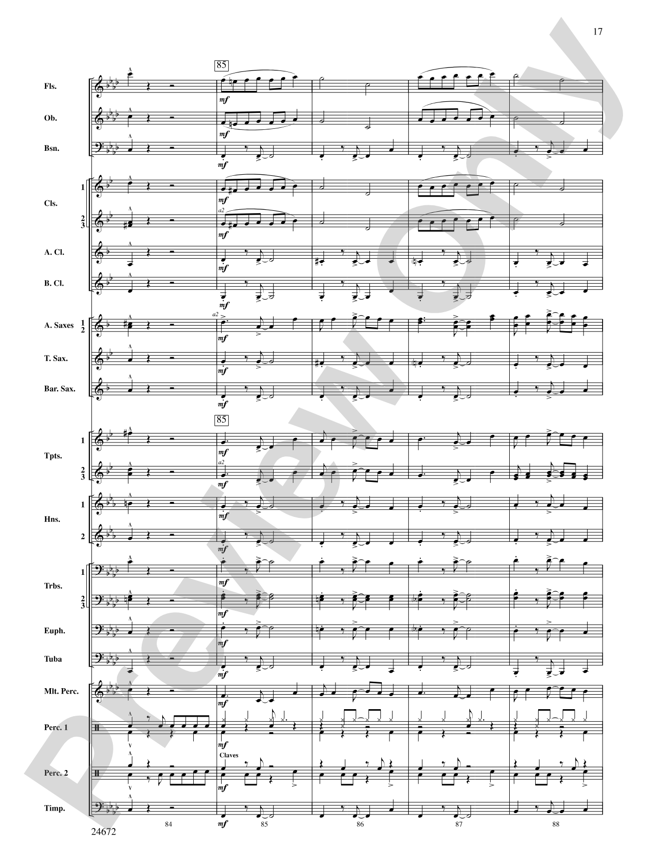 Buenaventura: Score
