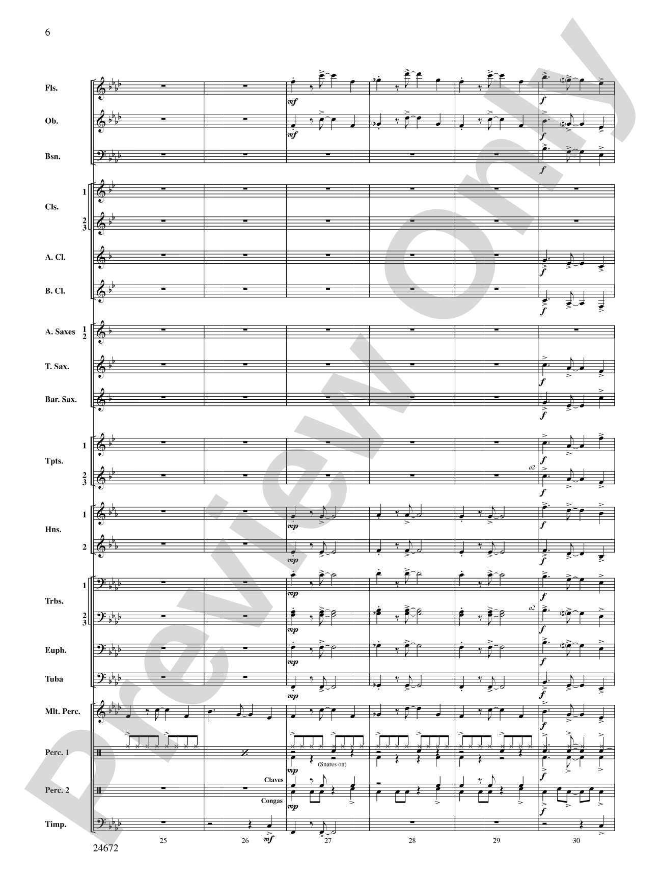 Buenaventura: Score