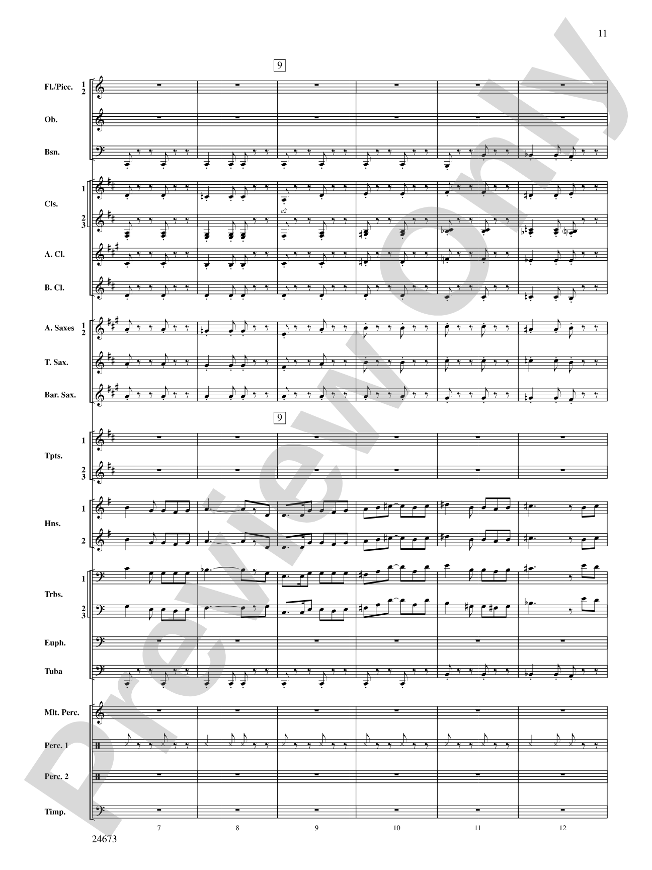 Arden Variations: Concert Band Conductor Score & Parts